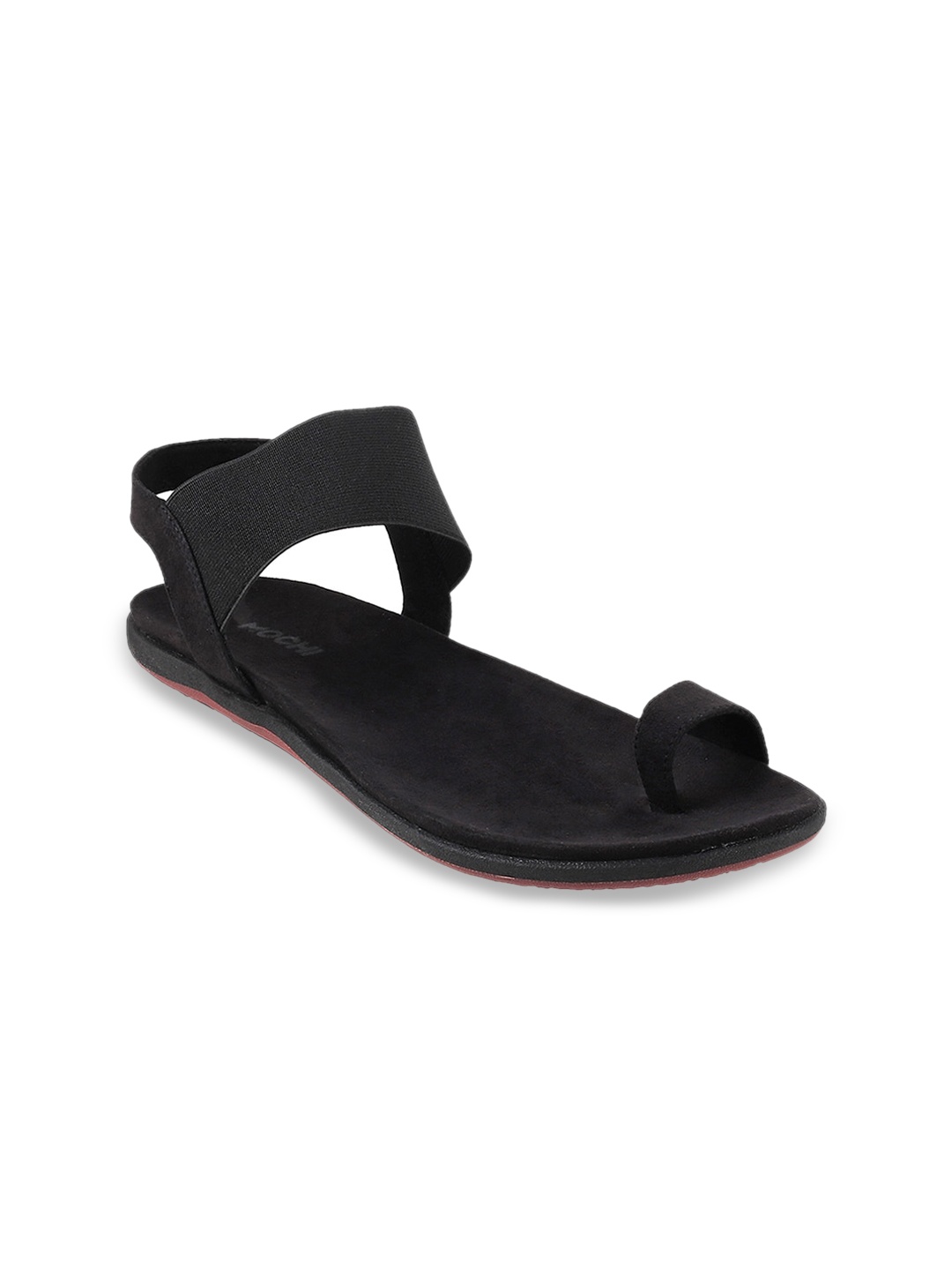 

Mochi Women Black One Toe Flats