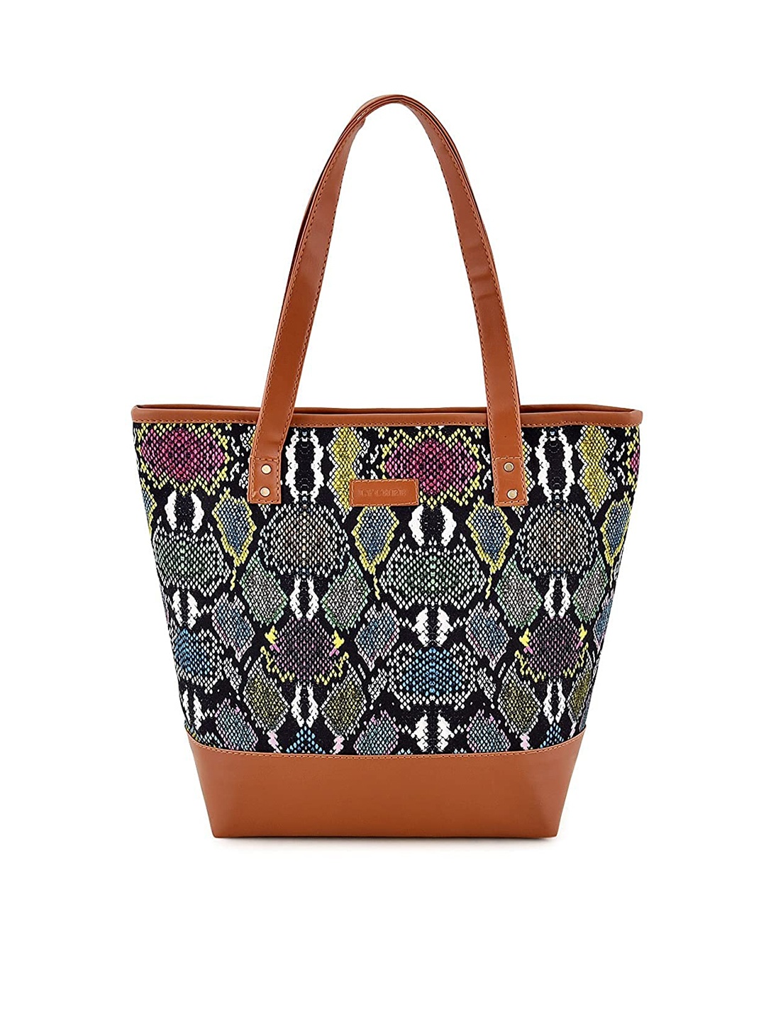 

Lychee bags Multicoloured Animal Shopper Tote Bag with Tasselled, Multi