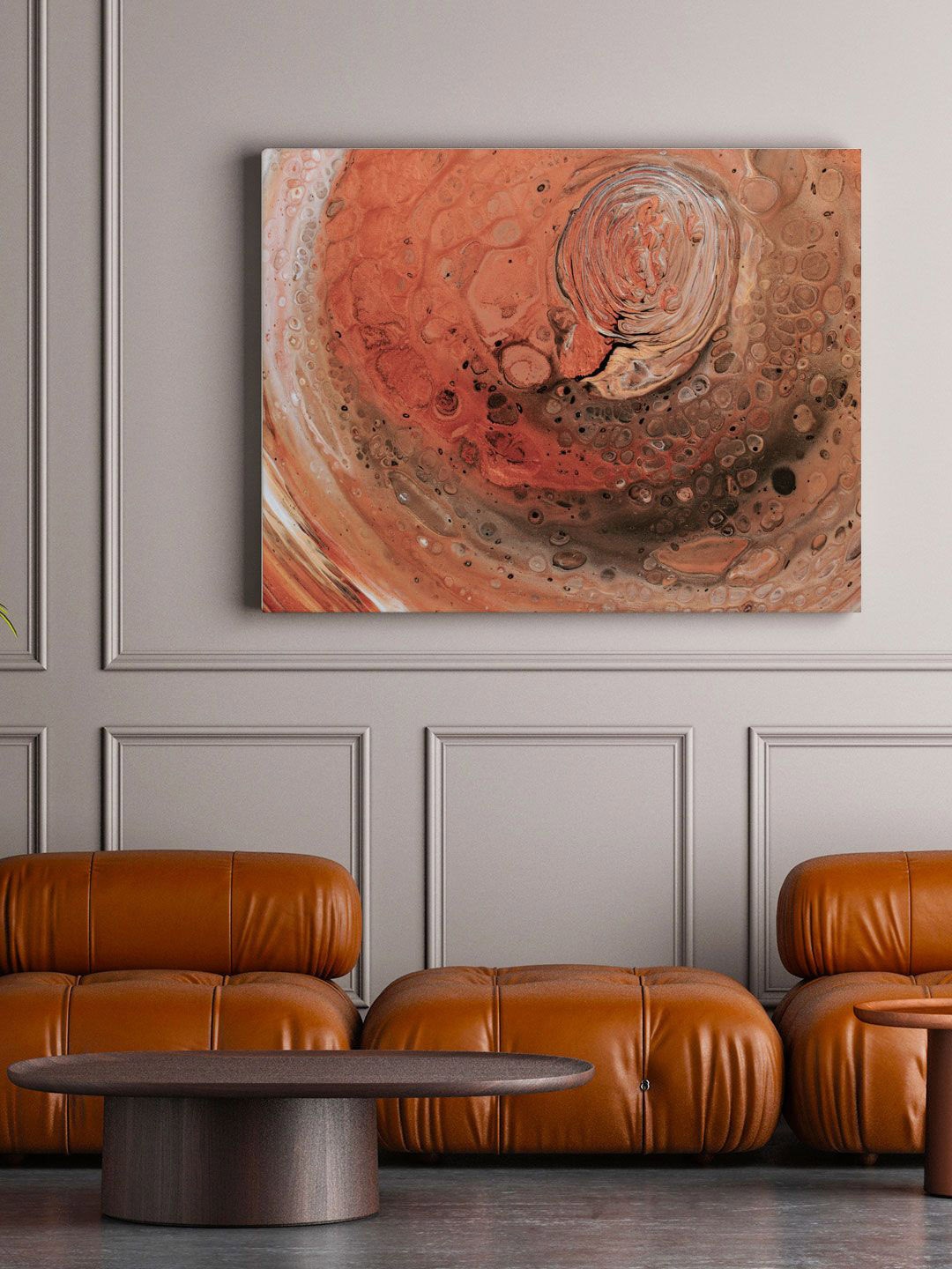 

ARTSPACE Multicolor Abstract Sun-Kissed Wall Painting, Multi