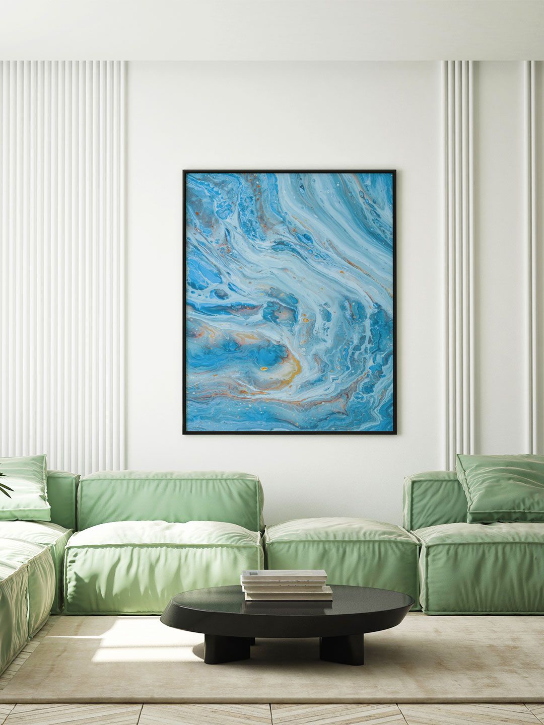 

ARTSPACE Turquoise Blue Bouquet of the End of Summer Wall Art
