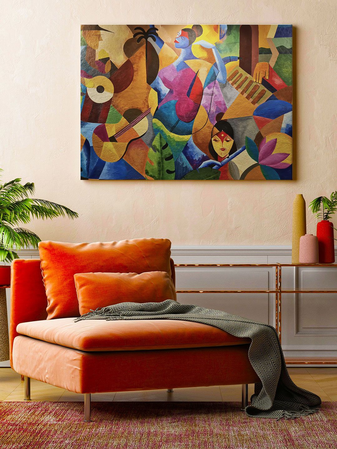 

ARTSPACE Blue Grace Abstract Canvas Wall Art