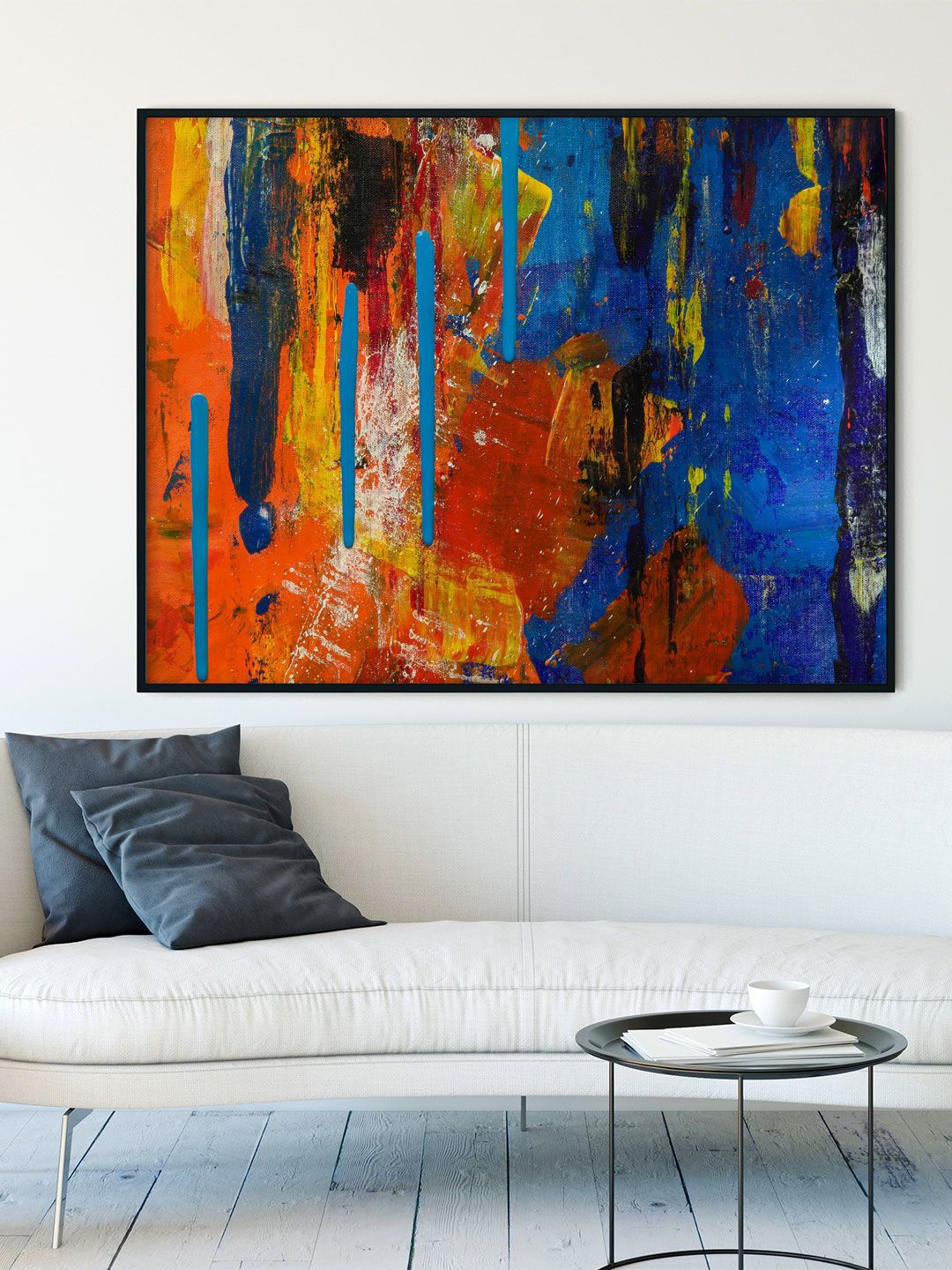 

ARTSPACE Blue Abstract Wall Painting
