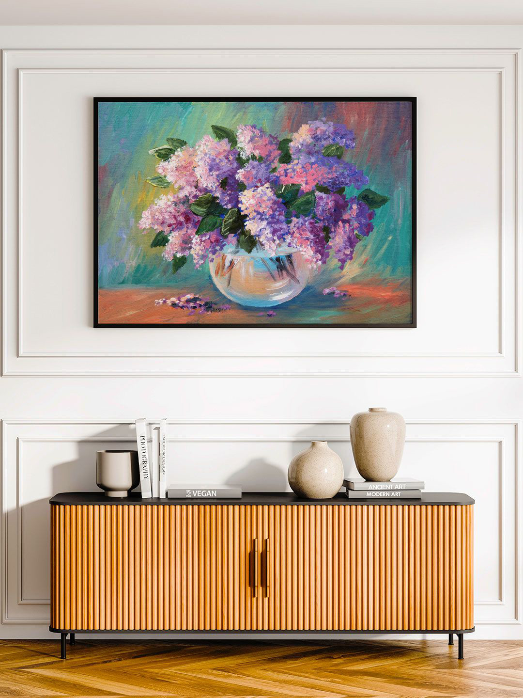 

ARTSPACE Pink & Purple Floral Printed Wall Art