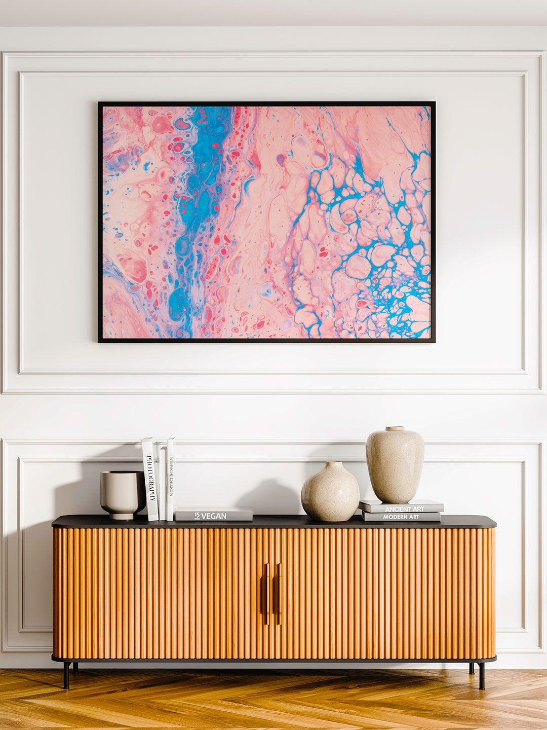 

ARTSPACE Pink Abstract Wall Painting