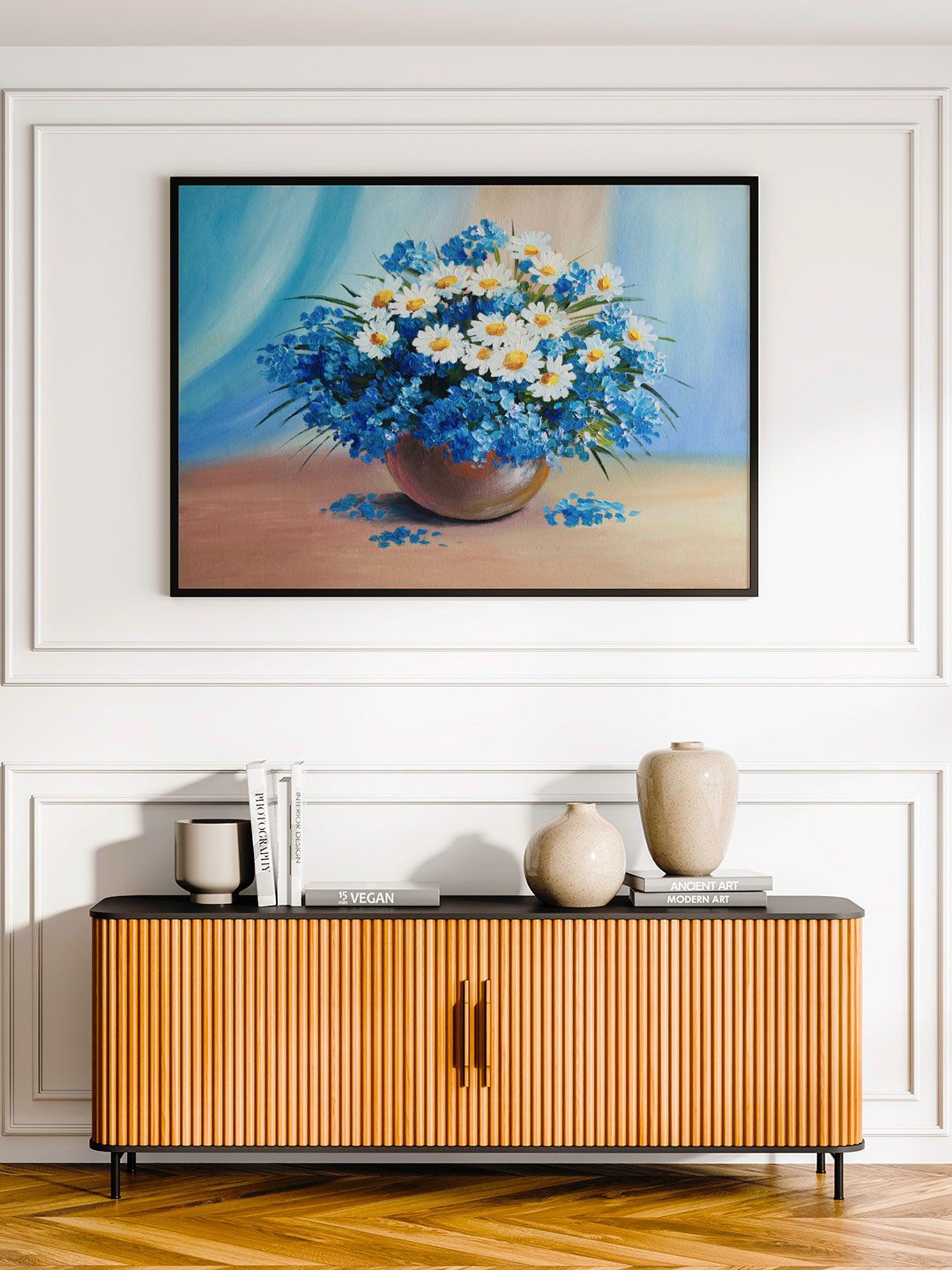 

ARTSPACE Blue & White Floral Framed Wall Art