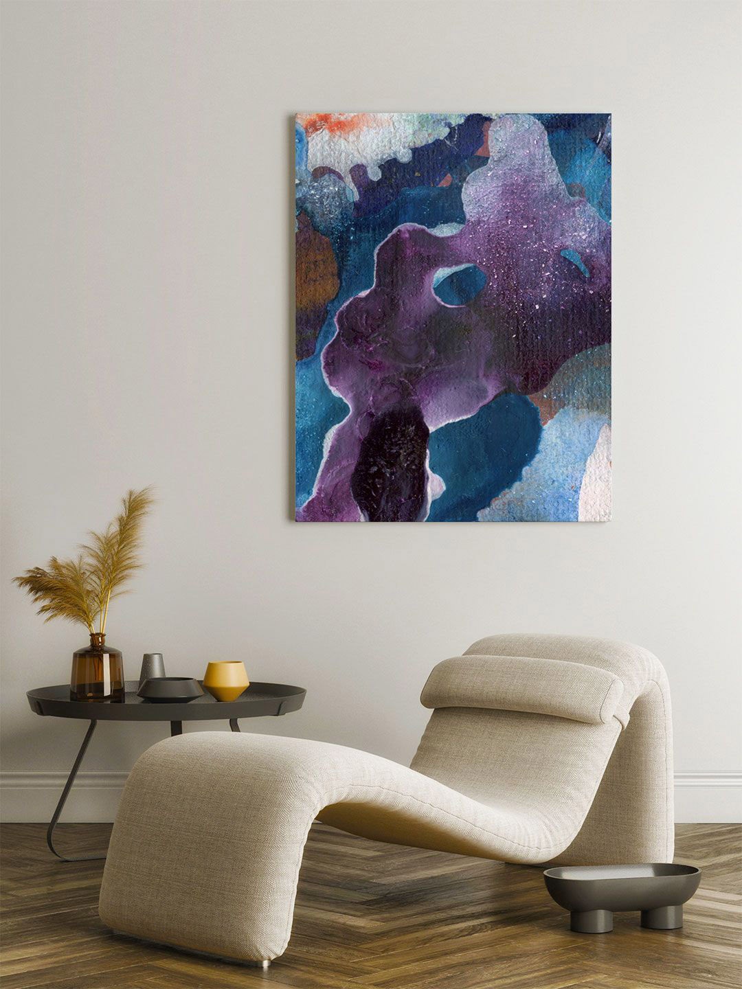 

ARTSPACE Blue & Purple Abstract Painting Wall Art