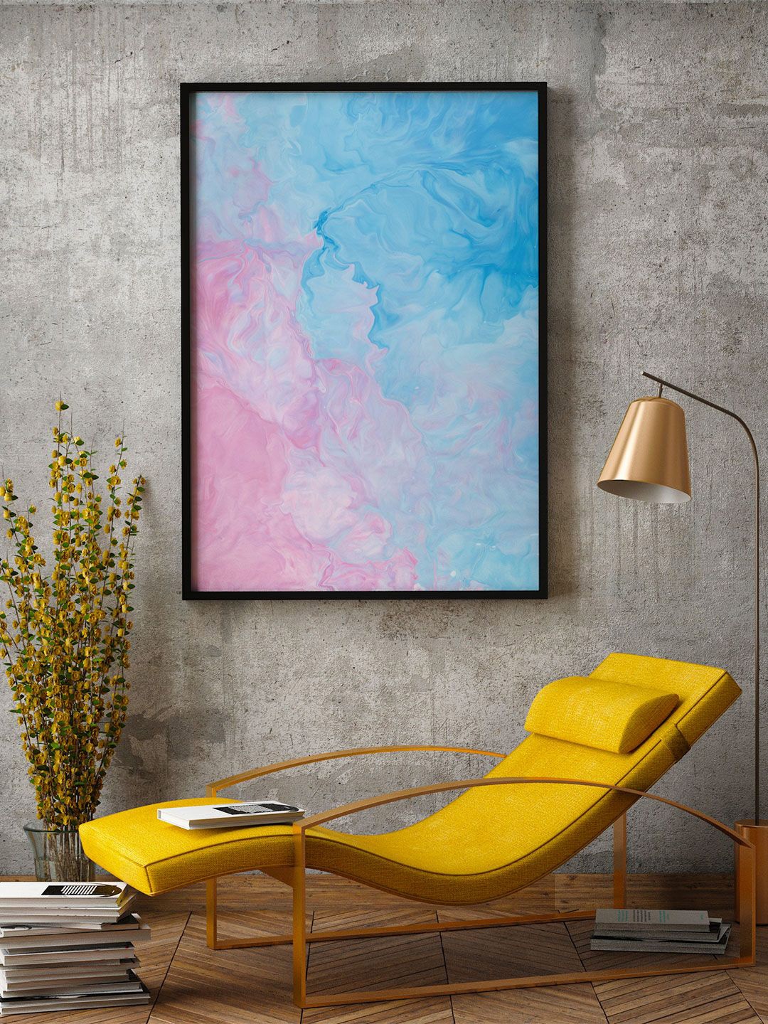 

ARTSPACE Blue & Pink Sea Of Colors Framed Wall Art