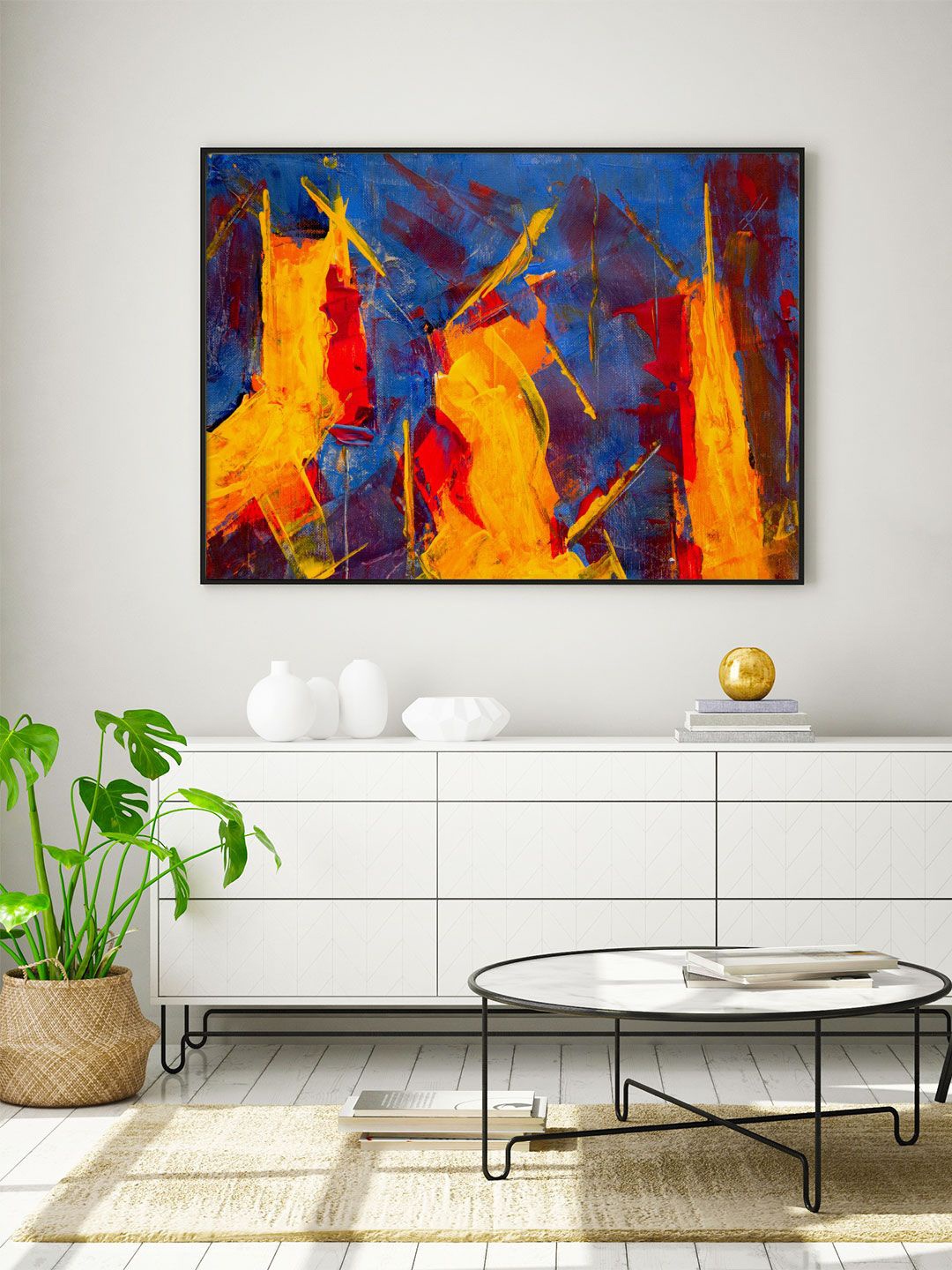 

ARTSPACE Blue Abstract Painting