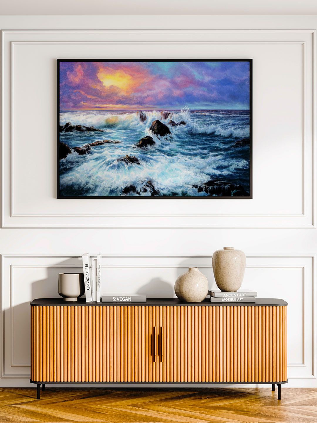 

ARTSPACE Purple & Pink Sunset Framed Wall Art