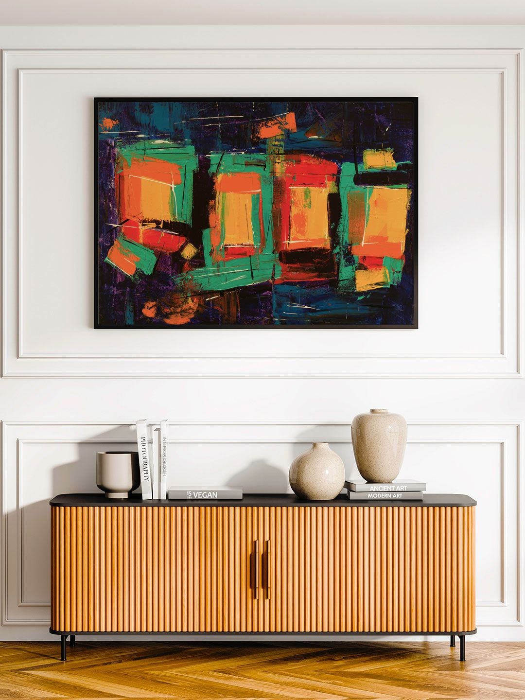 

ARTSPACE Pink & Black Abstract Wall Art