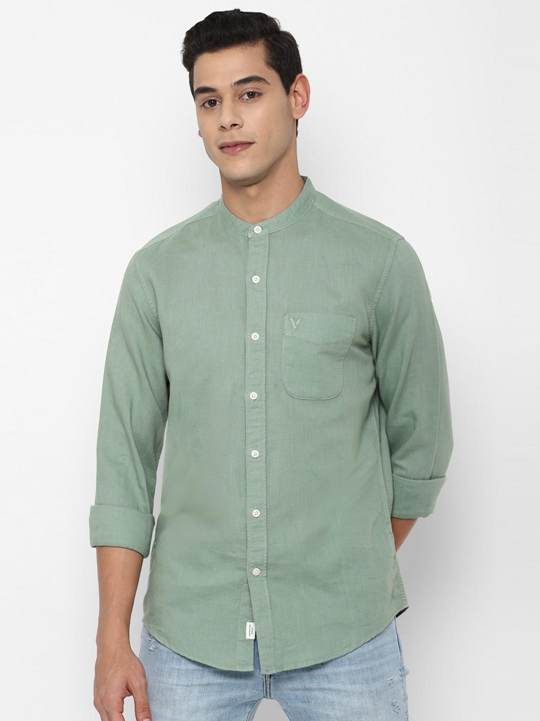 

AMERICAN EAGLE OUTFITTERS Men Green Casual Shirt