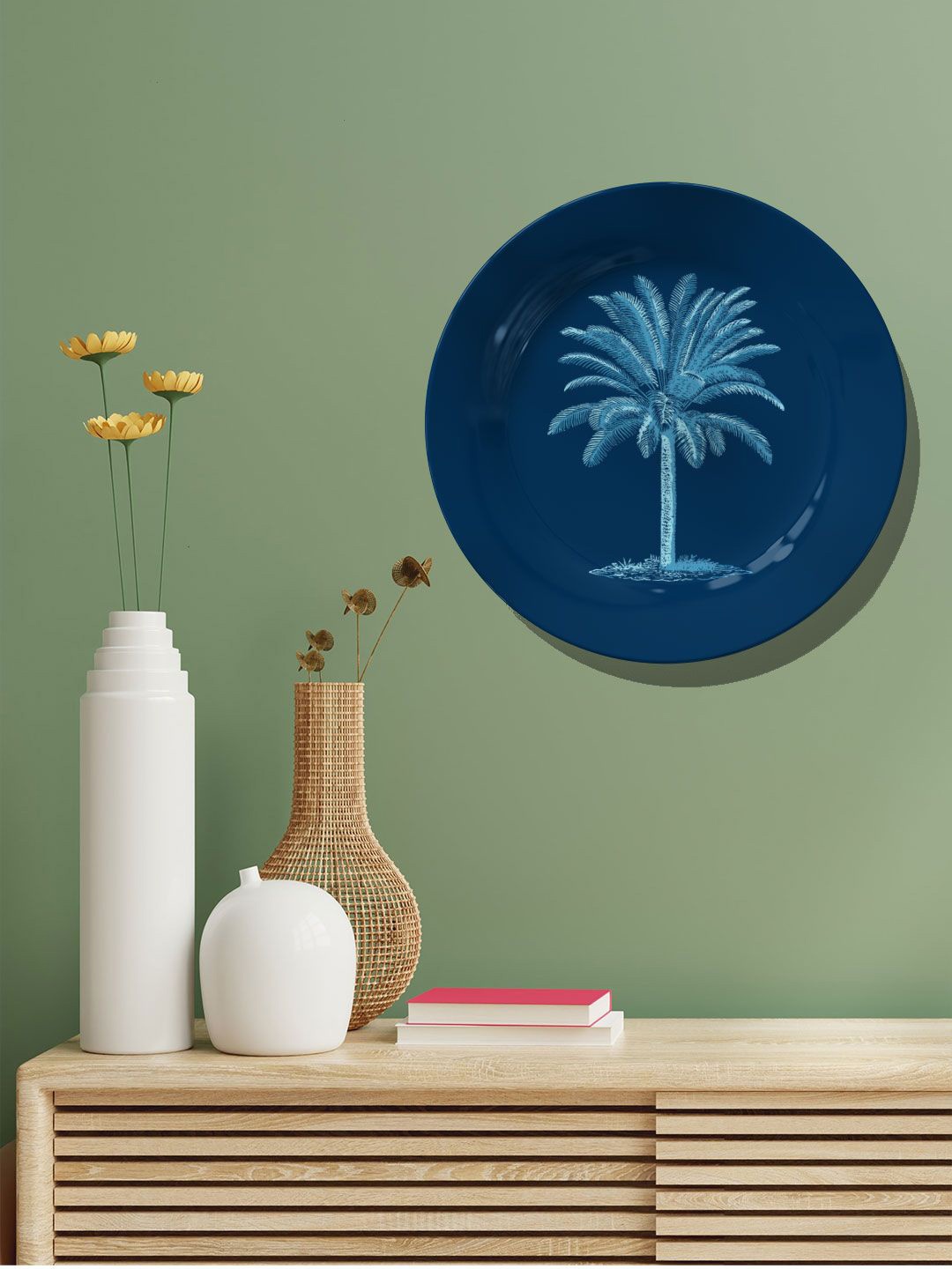 

ARTSPACE Blue Palm Tree Wall Decor
