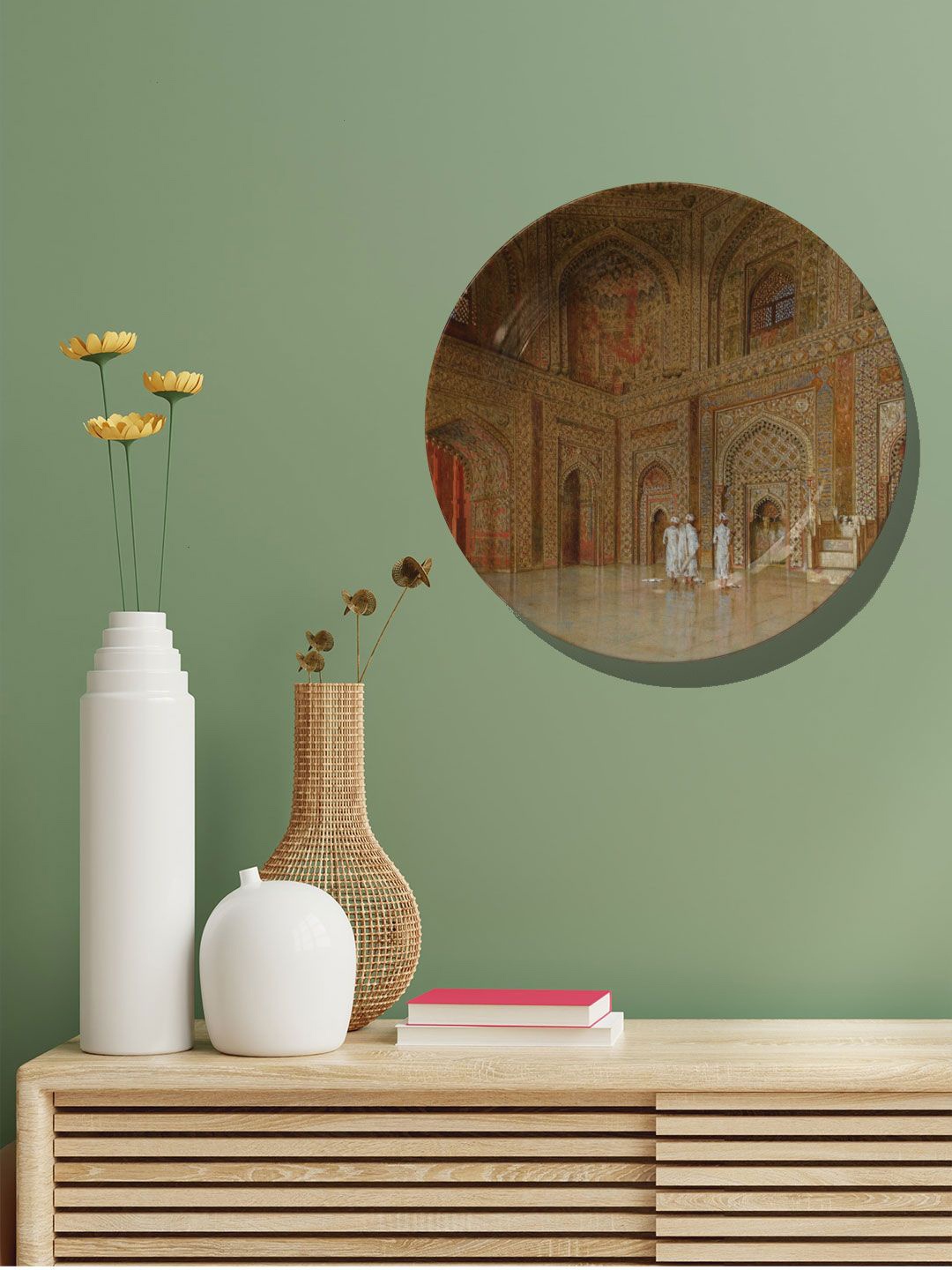 

ARTSPACE Brown Fatehpur Sikri Ceramic Wall Plates