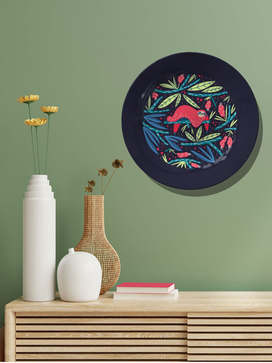 

ARTSPACE Blue Sleepy Sloth Wall Decor