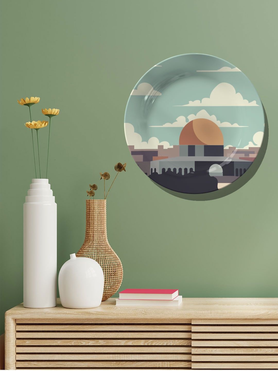 

ARTSPACE Blue Jerusalaem Ceramic Wall Decor Plate