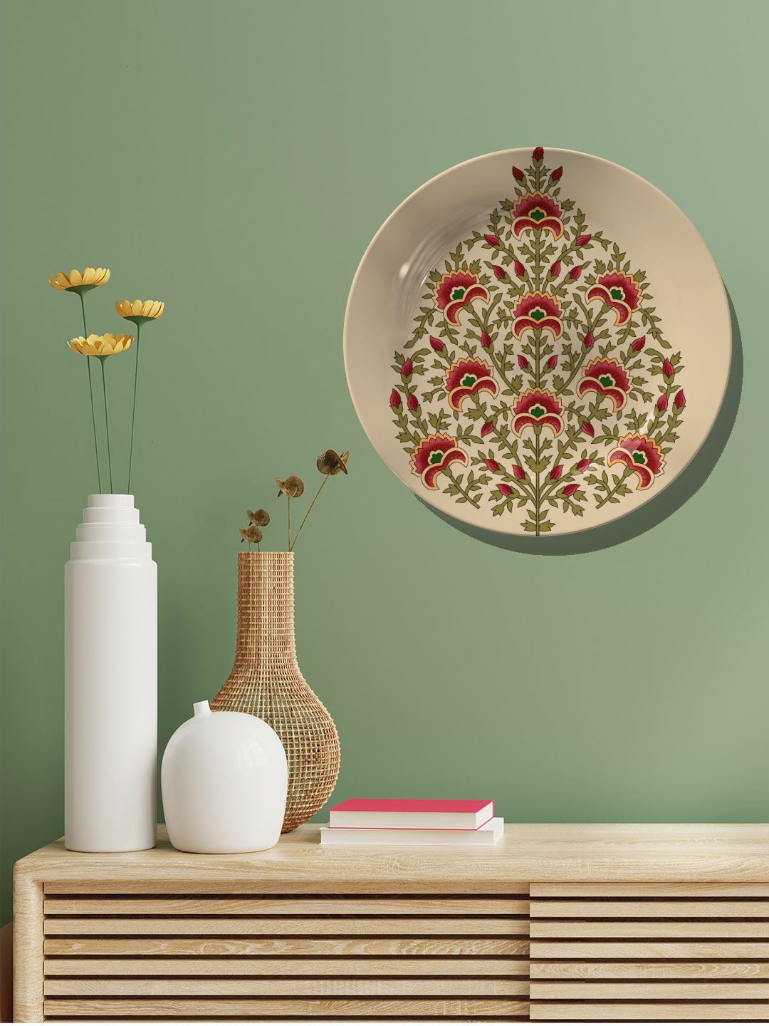 

ARTSPACE Blue Floral Wall Plates