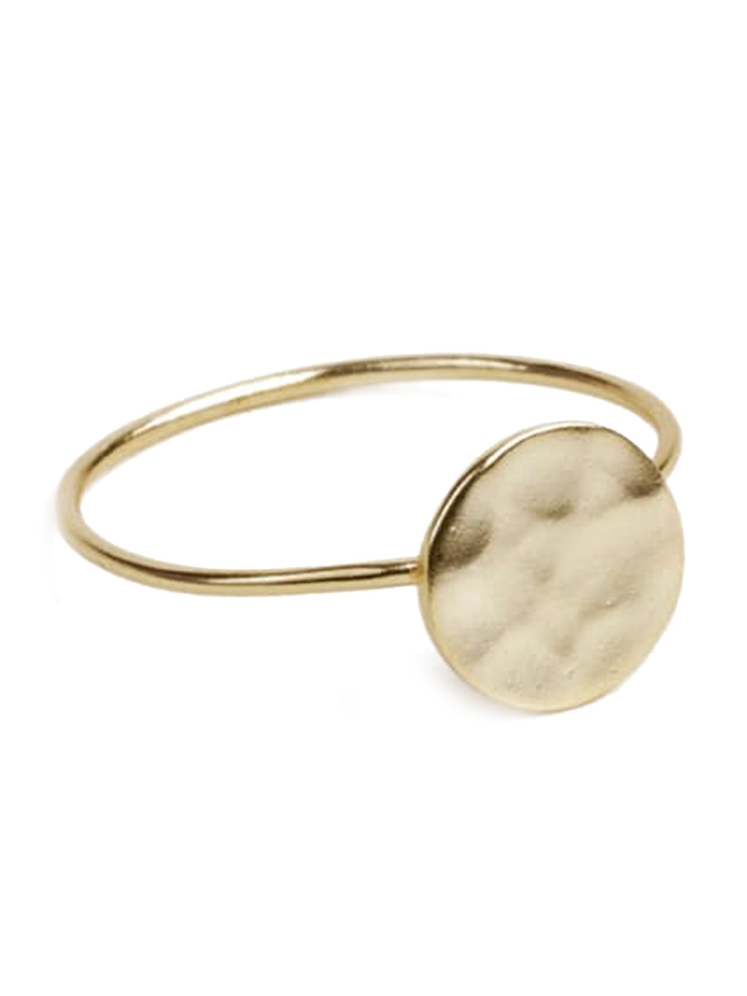 

STILSKII Gold-Plated Circular-Shaped Finger Ring