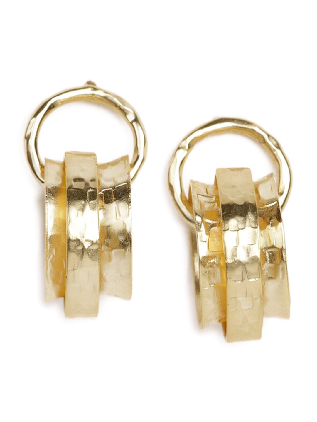 

STILSKII Women Gold-Toned Contemporary Drop Earrings