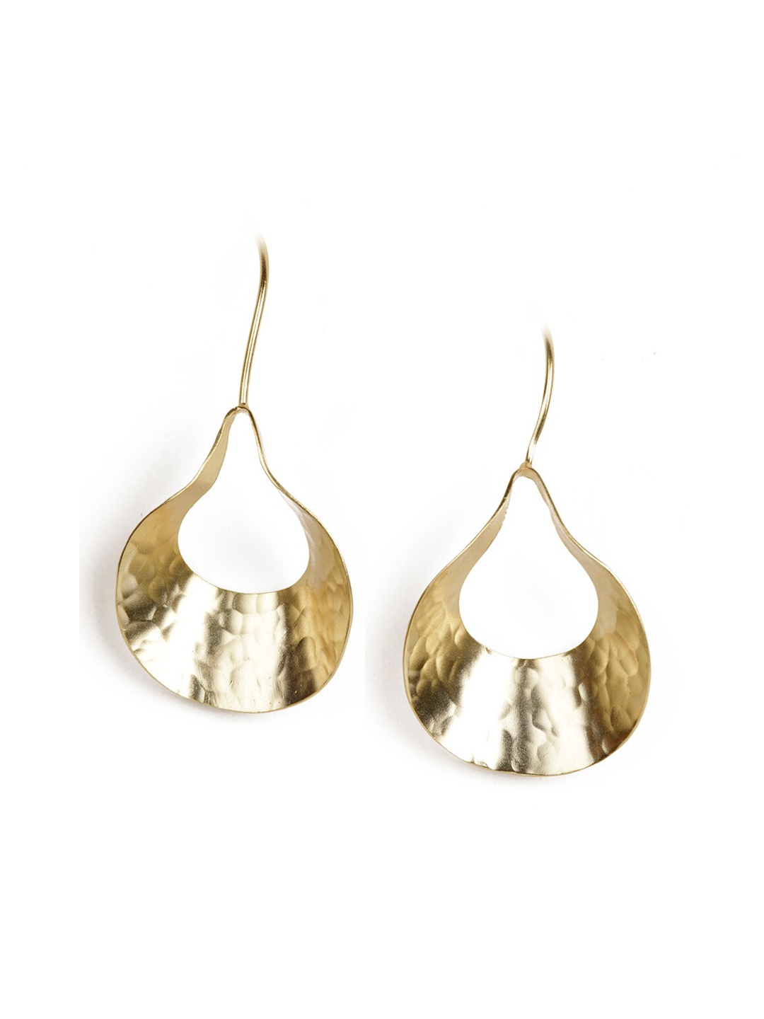 

STILSKII Gold-Toned Contemporary Drop Earrings