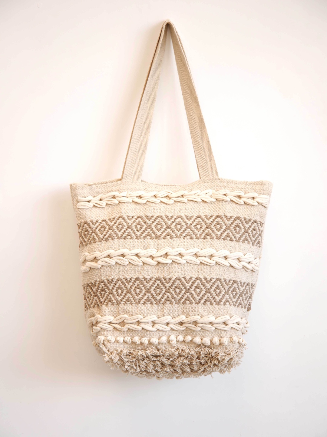 

Ariana Beige Oversized Shopper Shoulder Bag