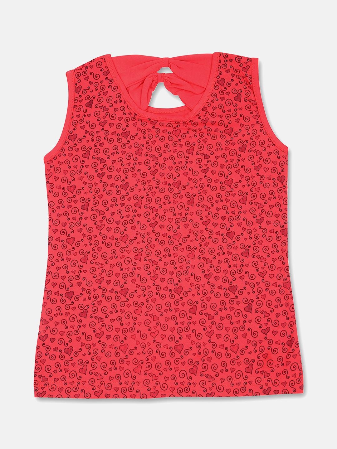 

V2 Value & Variety Coral Print Blouson Top