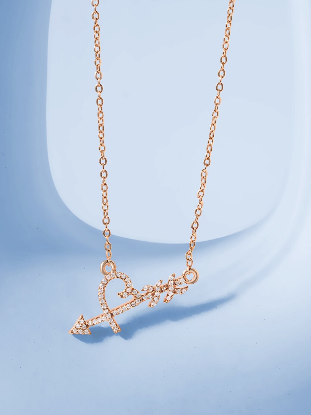 

MINUTIAE White & Rose Gold-Plated Brass Chain