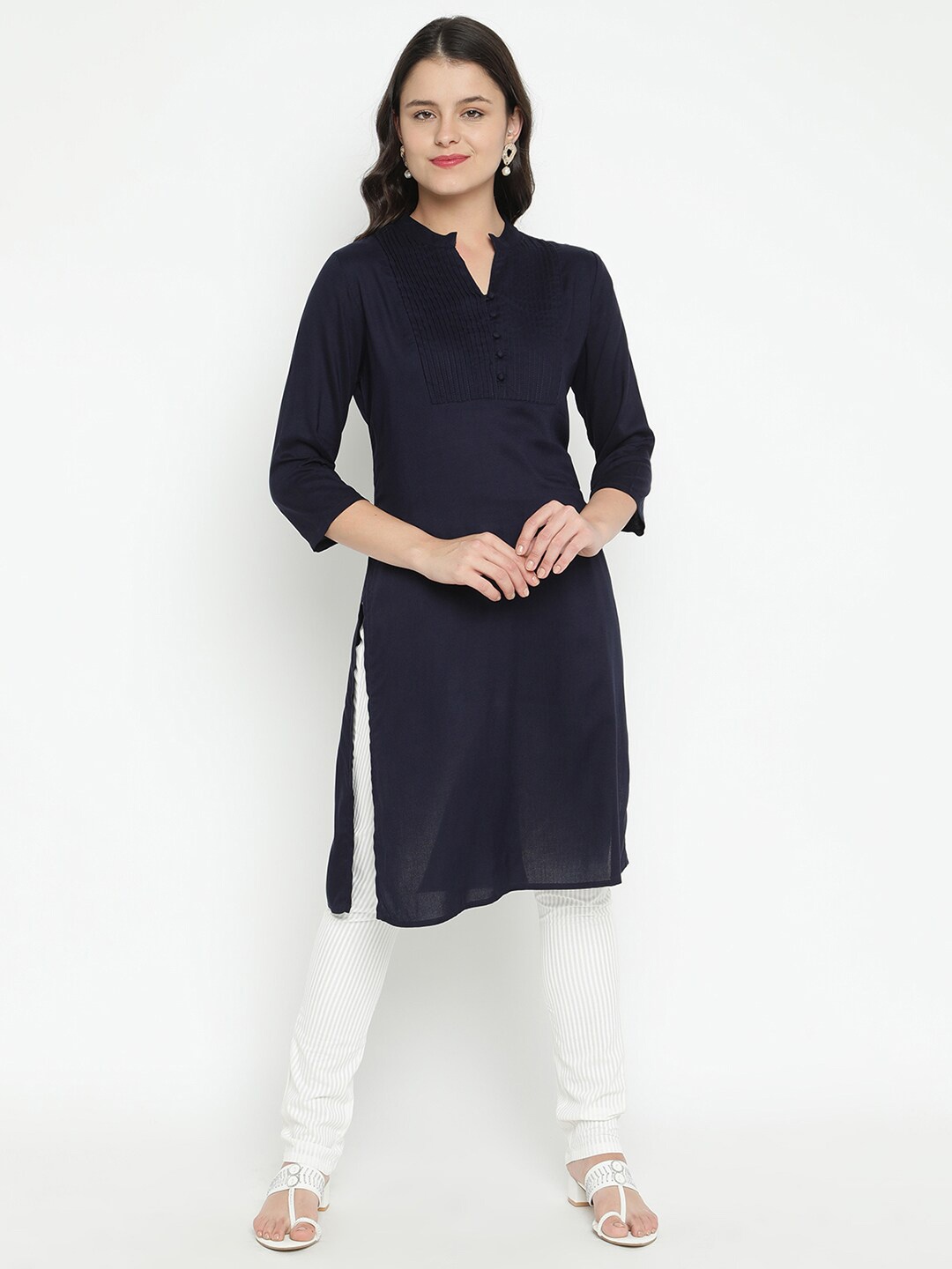 

V2 Value & Variety Women Blue Kurta