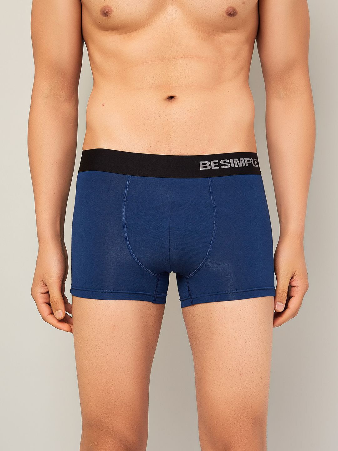 

BESIMPLE Assorted Blue Solid Ultra-Light Trunk BSClubNavy