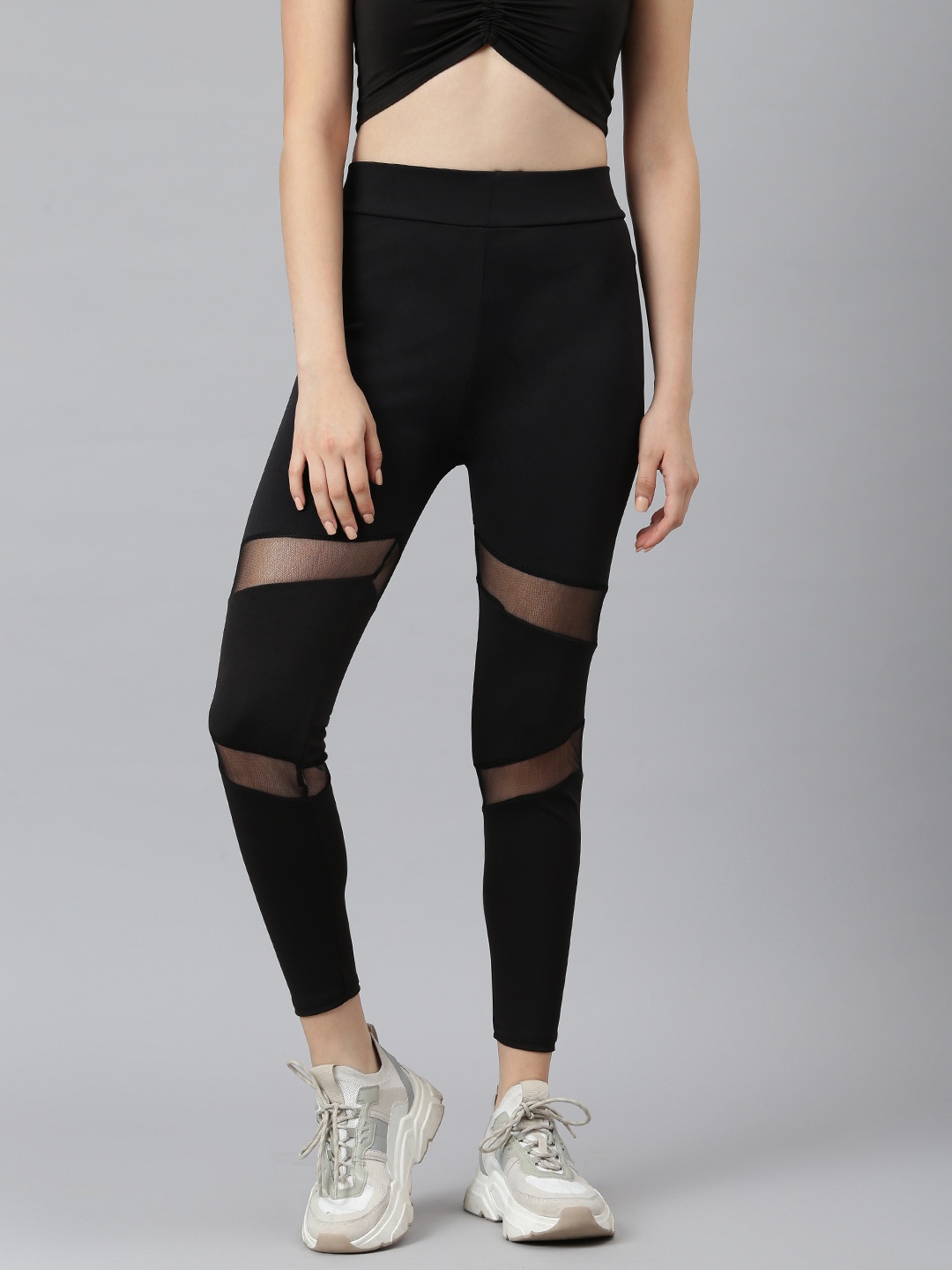 

Aarika Women Black Rapid-Dry Track Pants