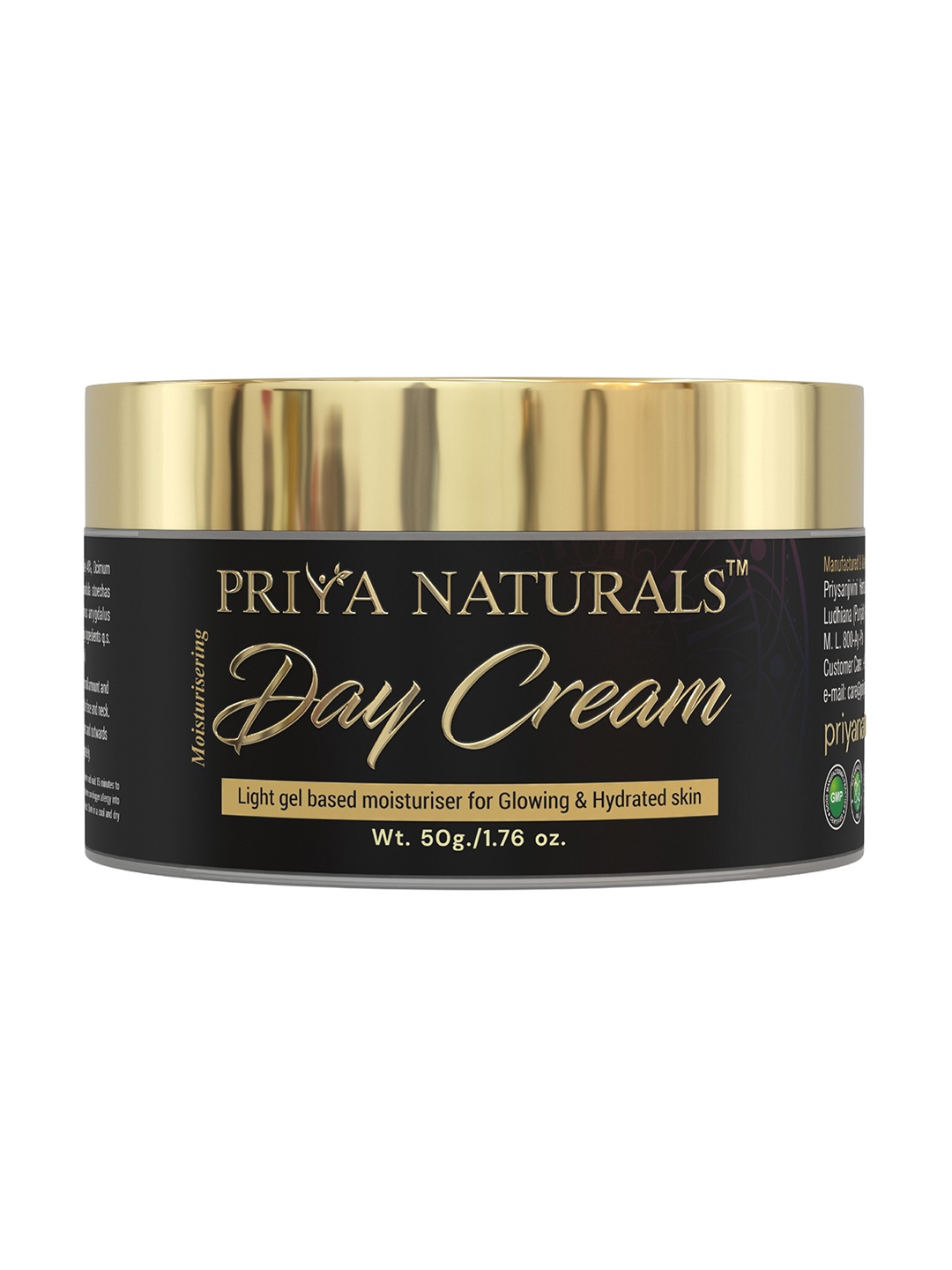 

PRIYA NATURALS Moisturizing Light Gel Based Day Cream - 50 g, Black