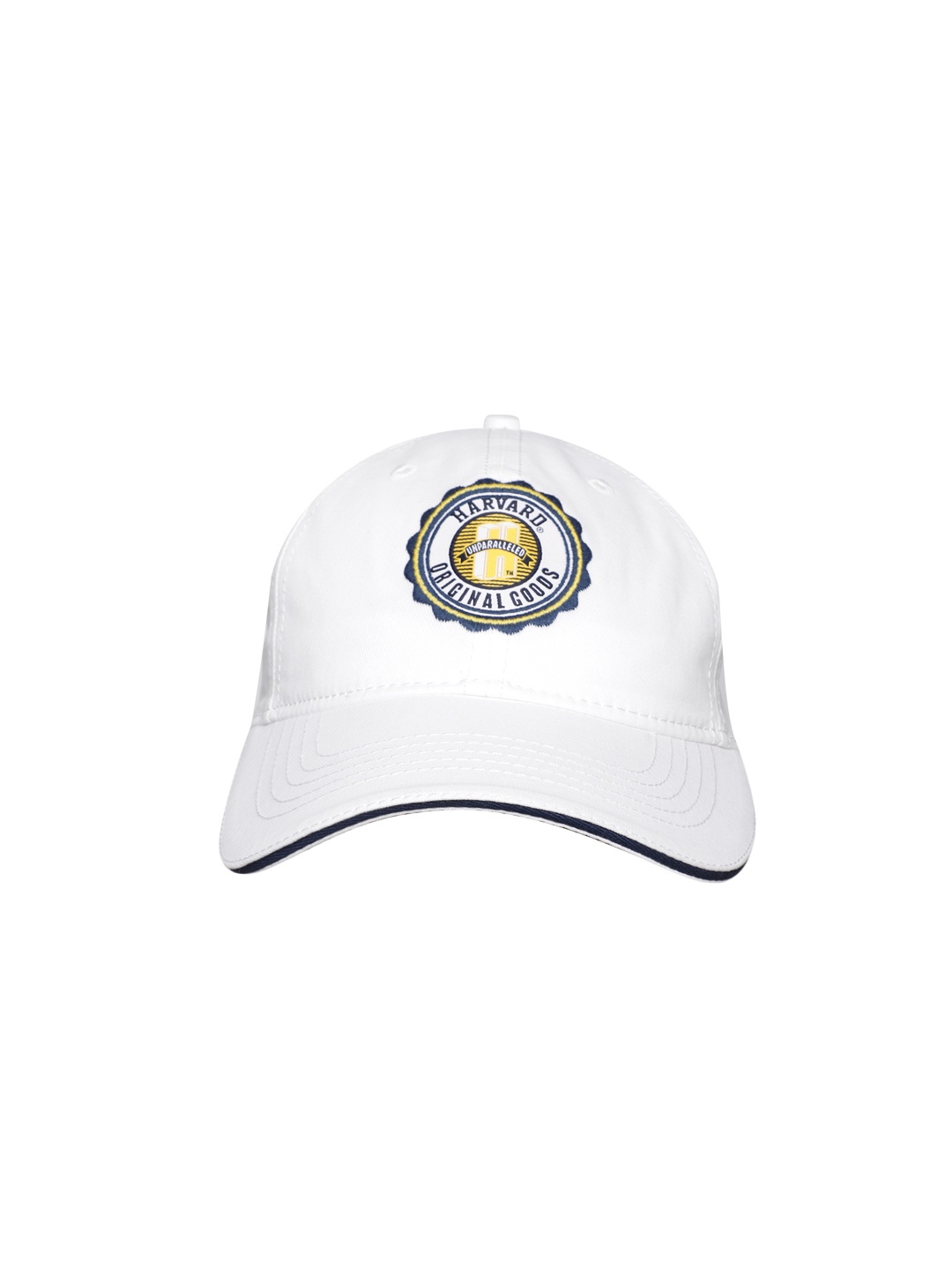 

Harvard Men White Solid Baseball Cap