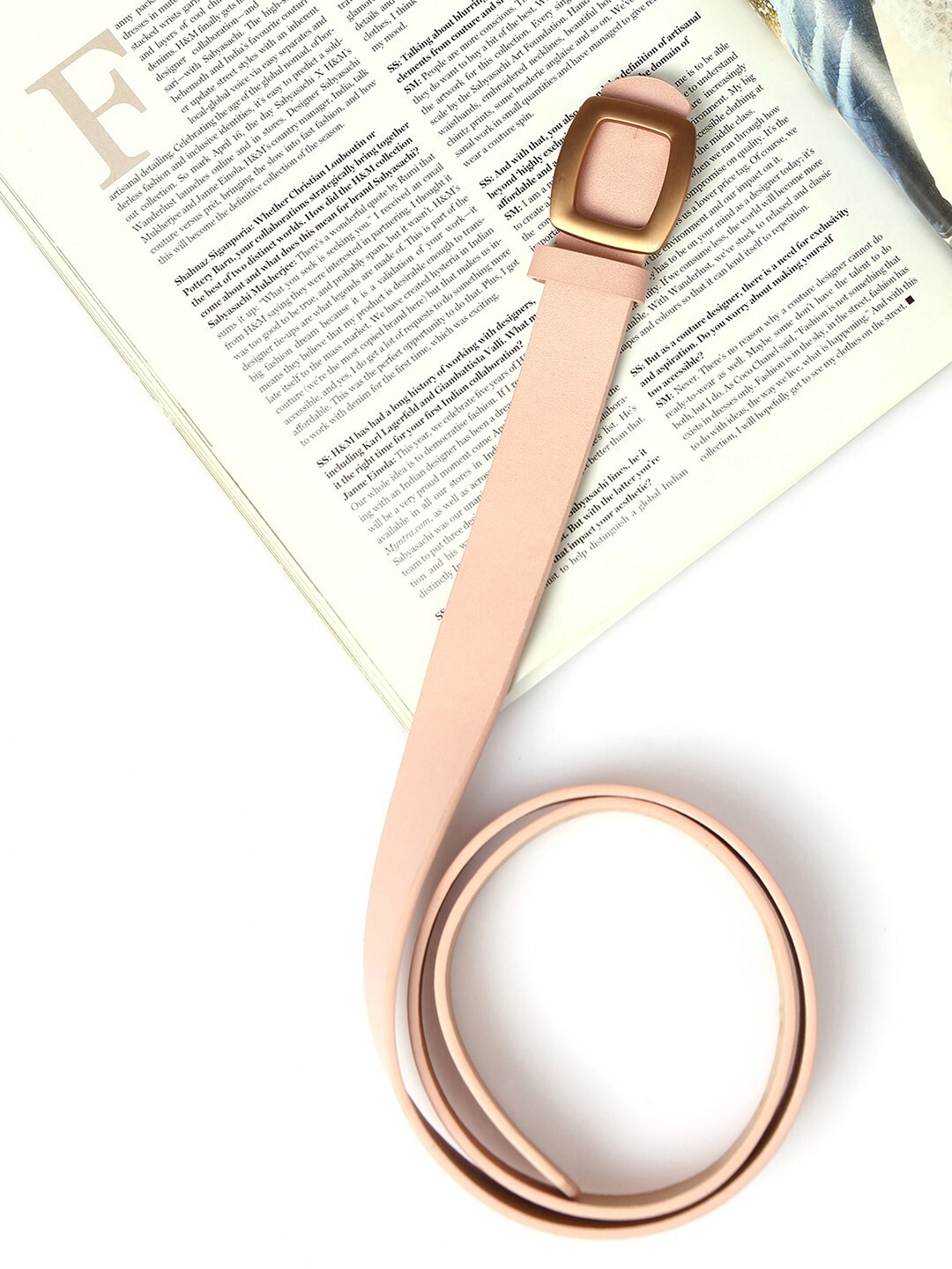 

HAUTE SAUCE by Campus Sutra Women Pink Belt