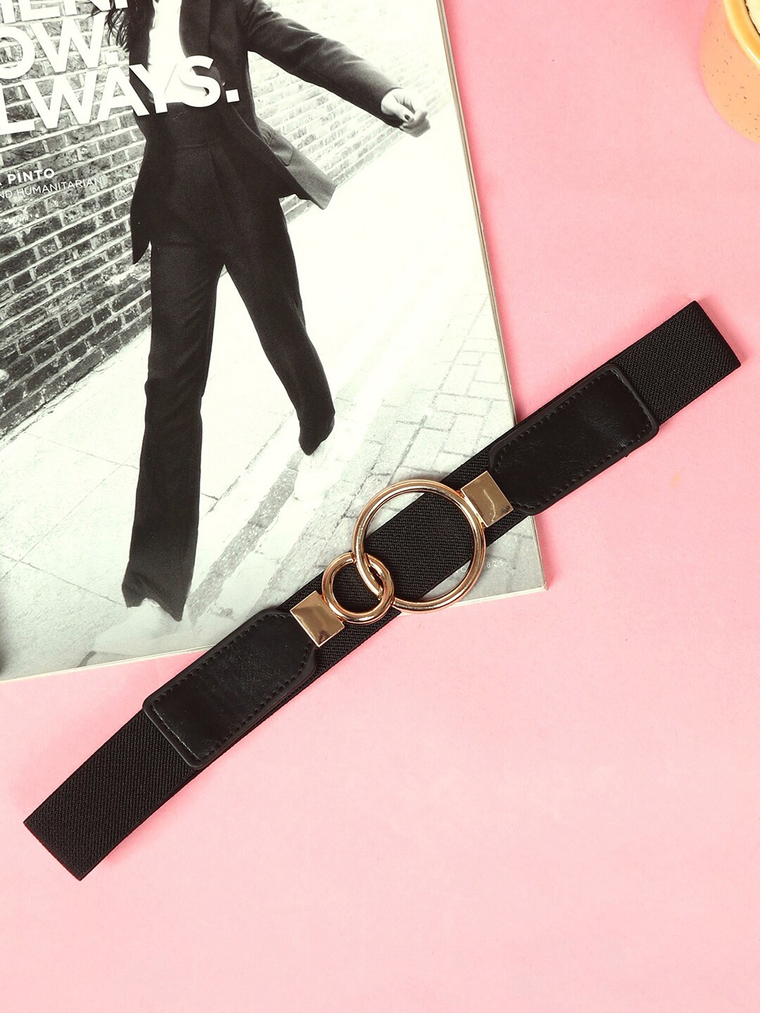 

HAUTE SAUCE by Campus Sutra Women Black Belt