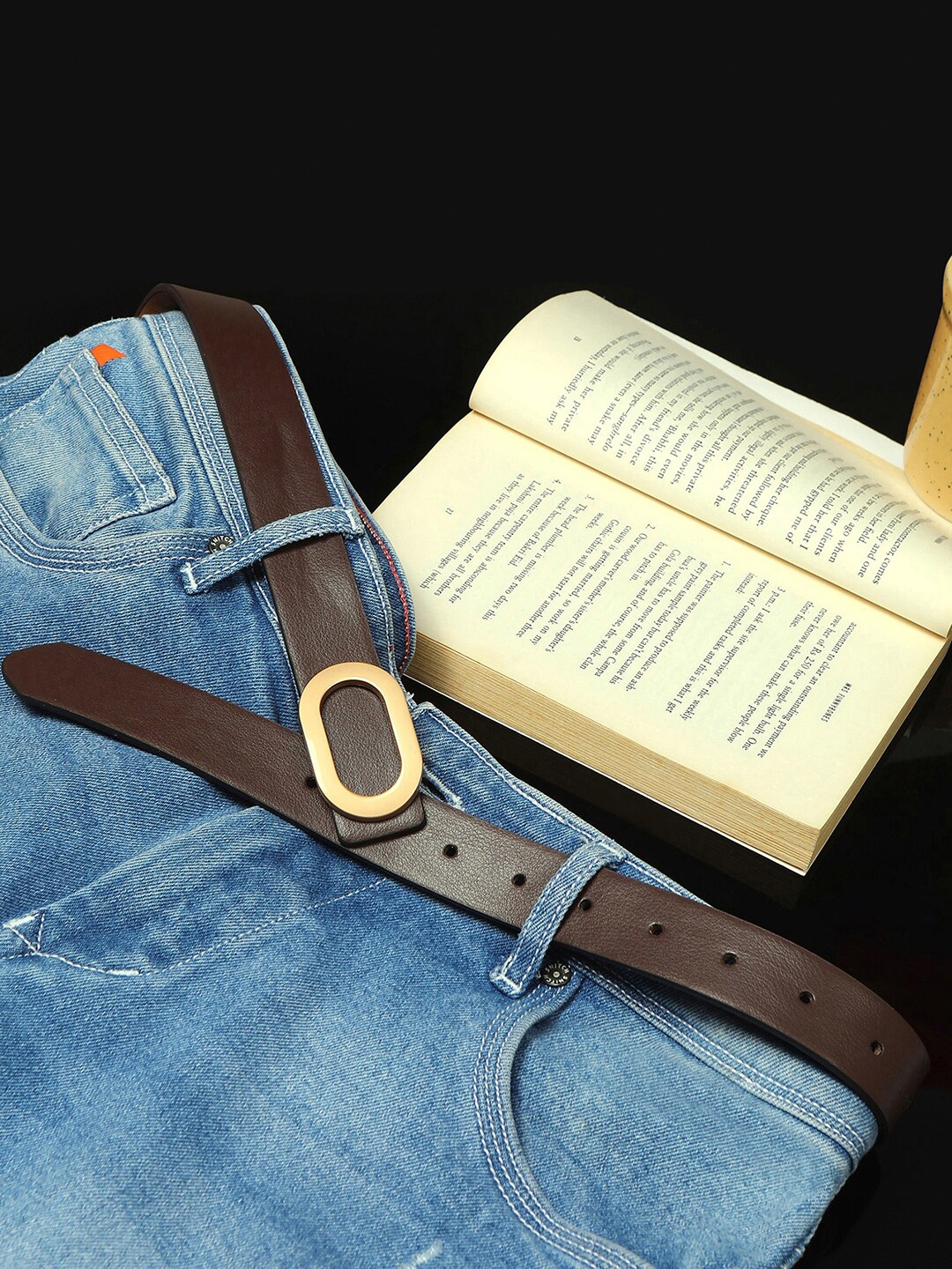 

HAUTE SAUCE by Campus Sutra Women Brown Belt