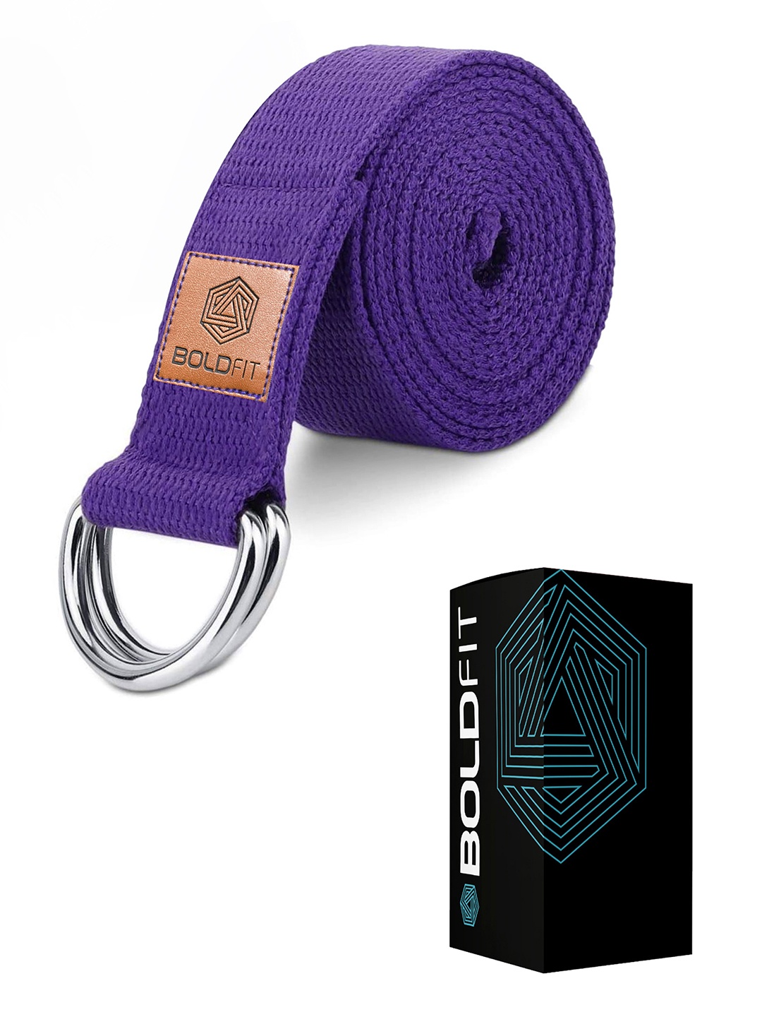 

BOLDFIT Purple Solid Stretching Yoga Belt