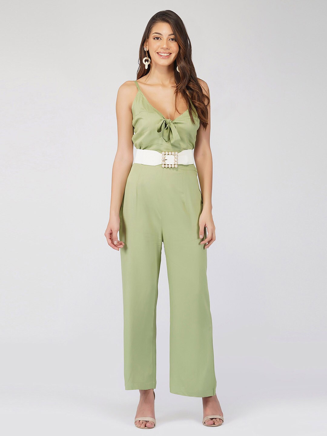 

CRUSSET Women White Textured Belt