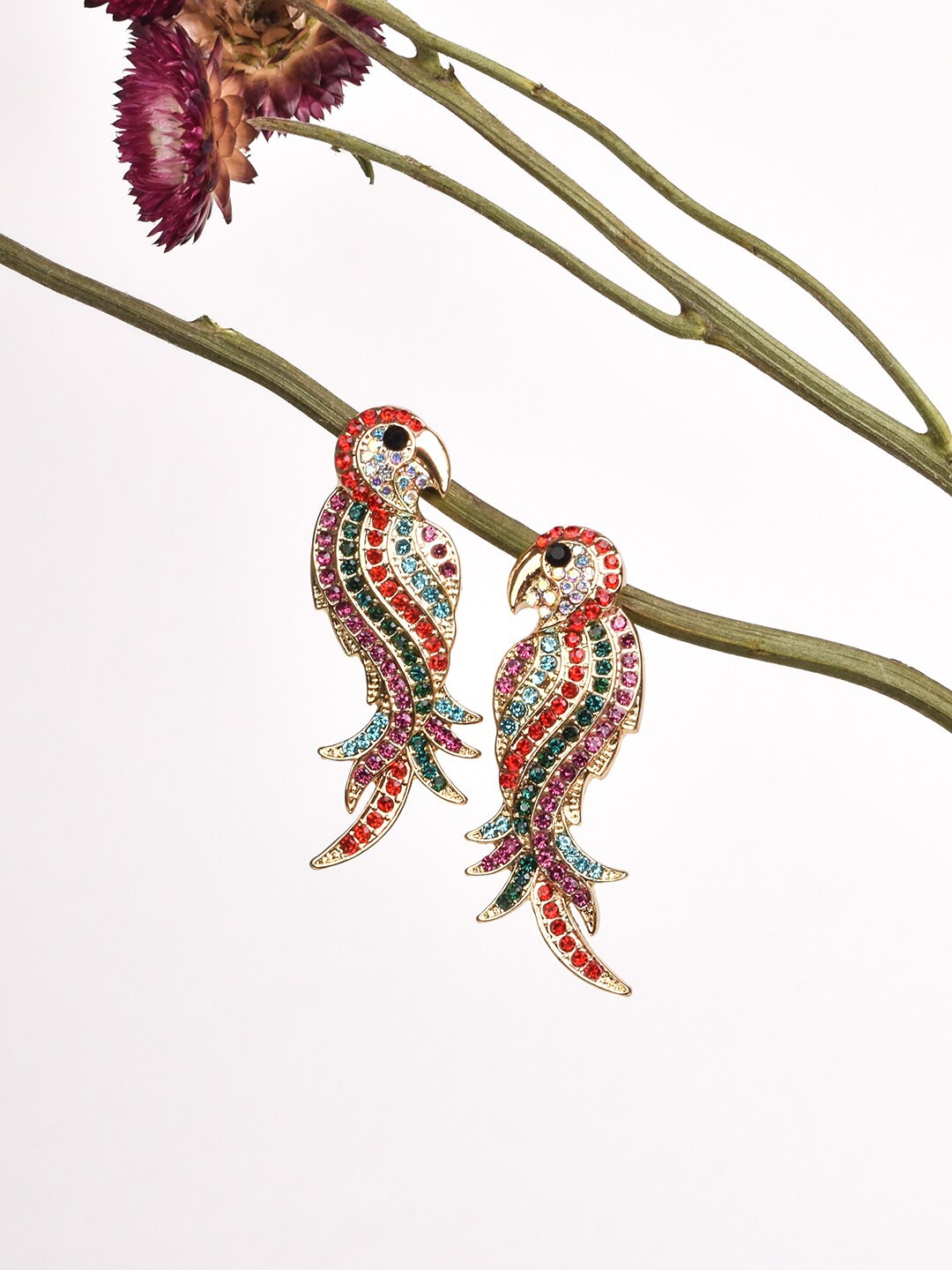 

JOKER & WITCH Multicoloured Contemporary Drop Earrings, Multi