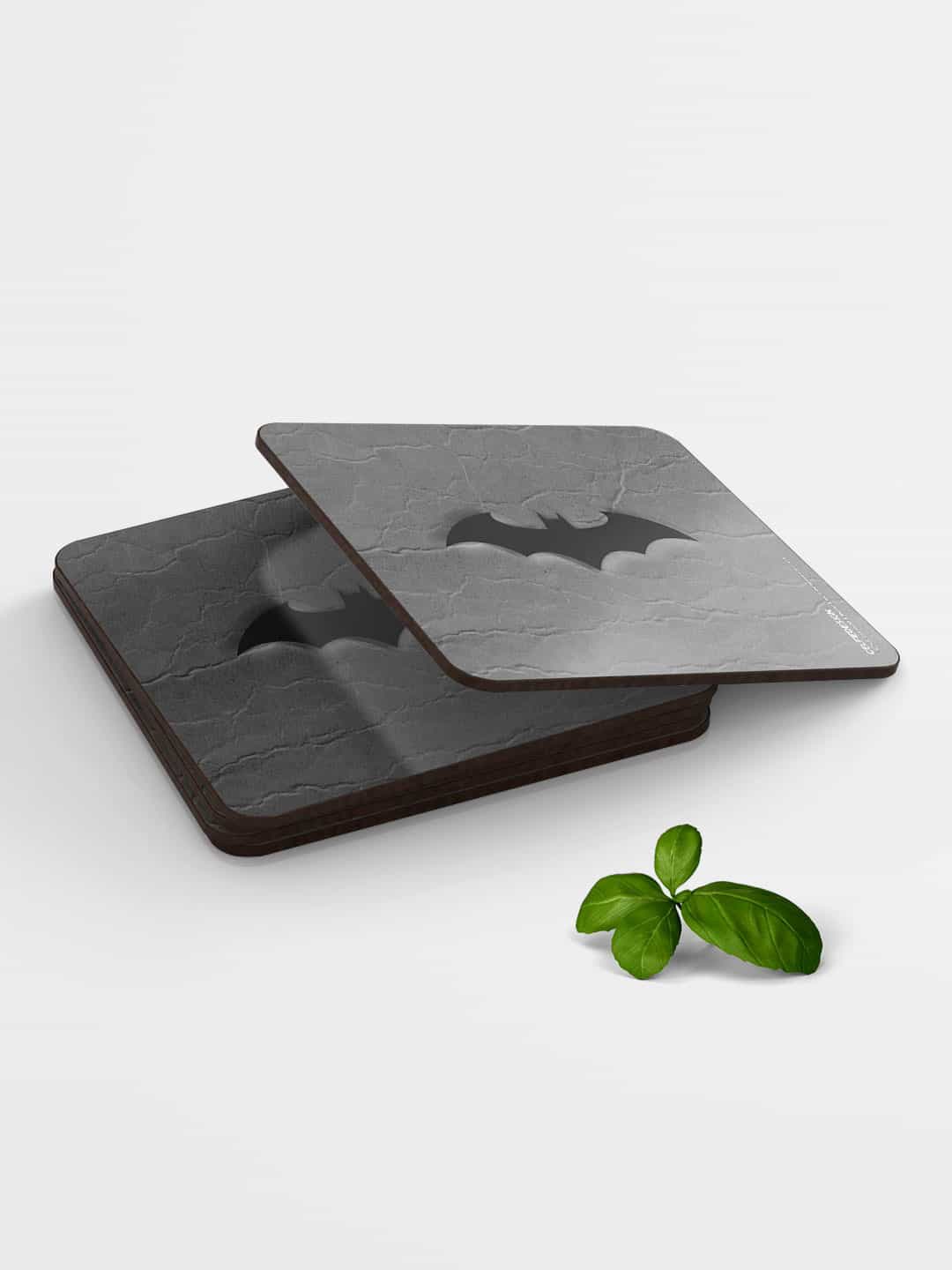 

macmerise Set of 6 Black Fade Out Batman Coasters
