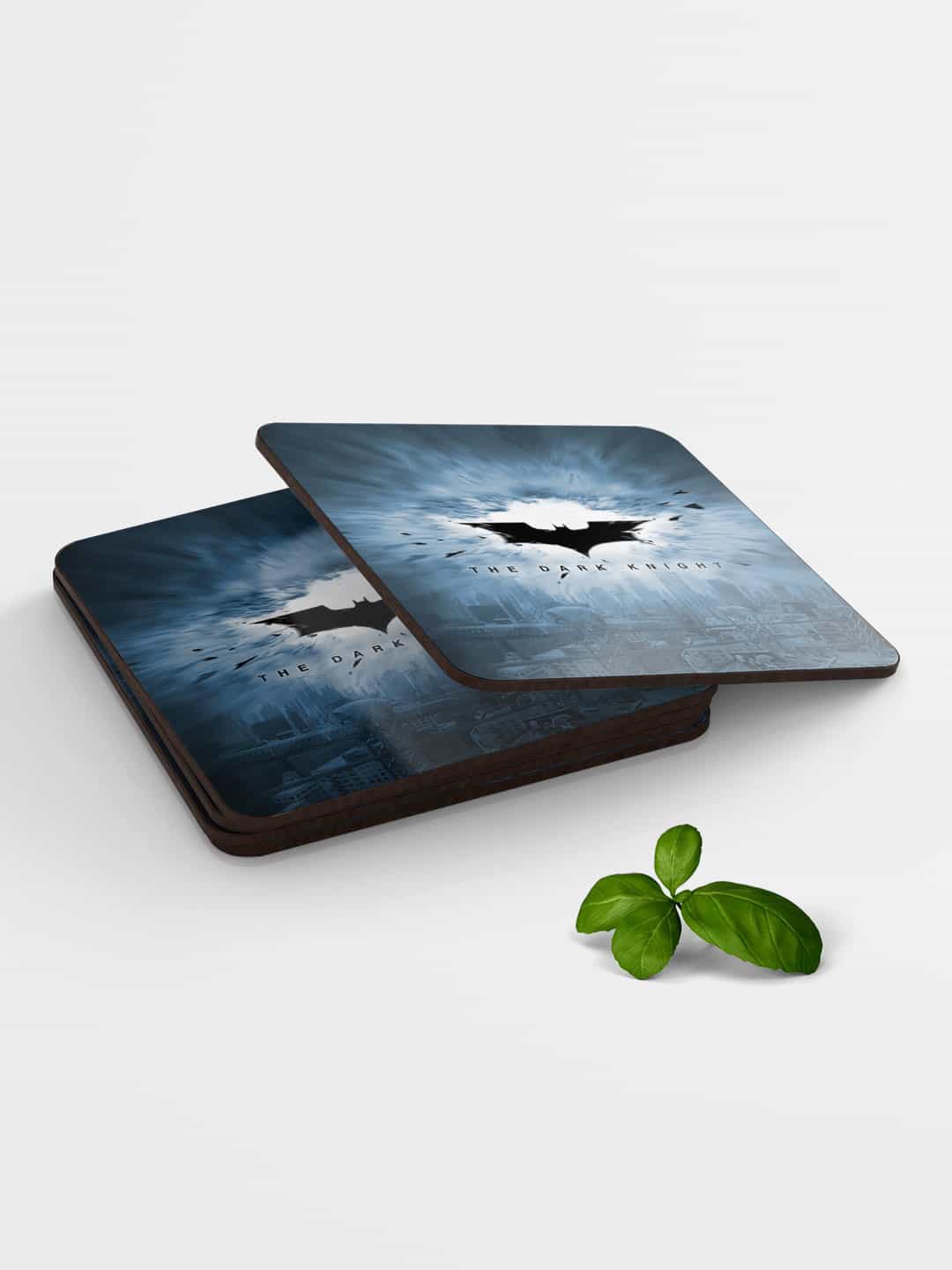 

macmerise Set of 6 Printed MDF The Dark Knight Coasters, Multi