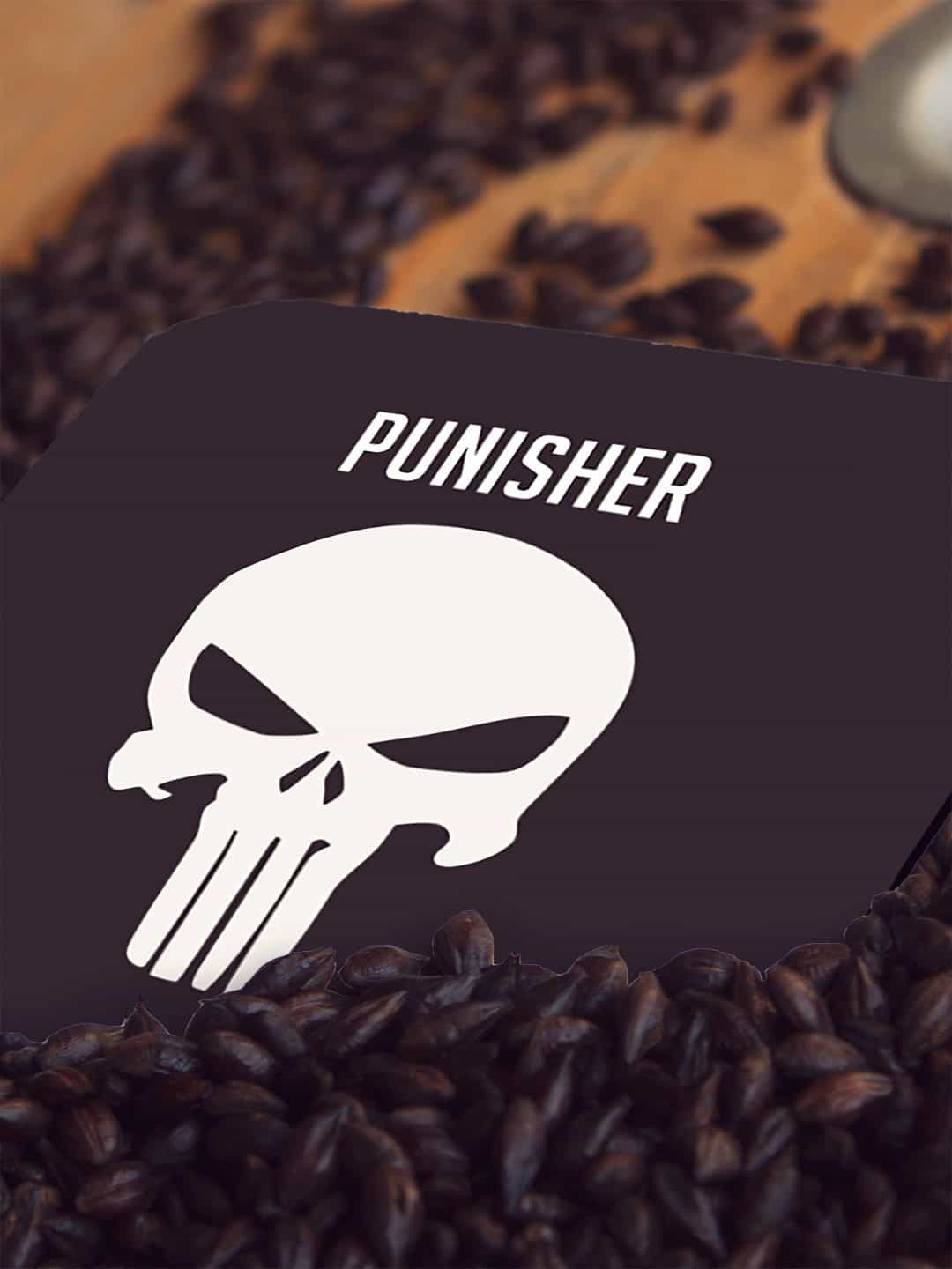 

macmerise Set of 6 Black & White Punisher Logo Coasters