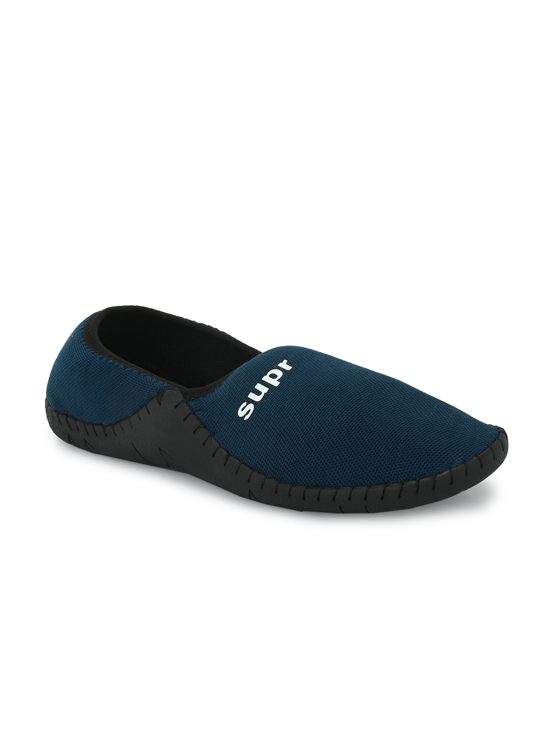 

JOKATOO Men Blue Woven Design Slip-On Loafers