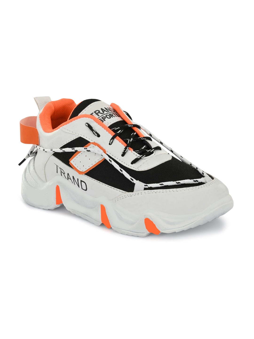 

JOKATOO Men Orange Colourblocked Sneakers