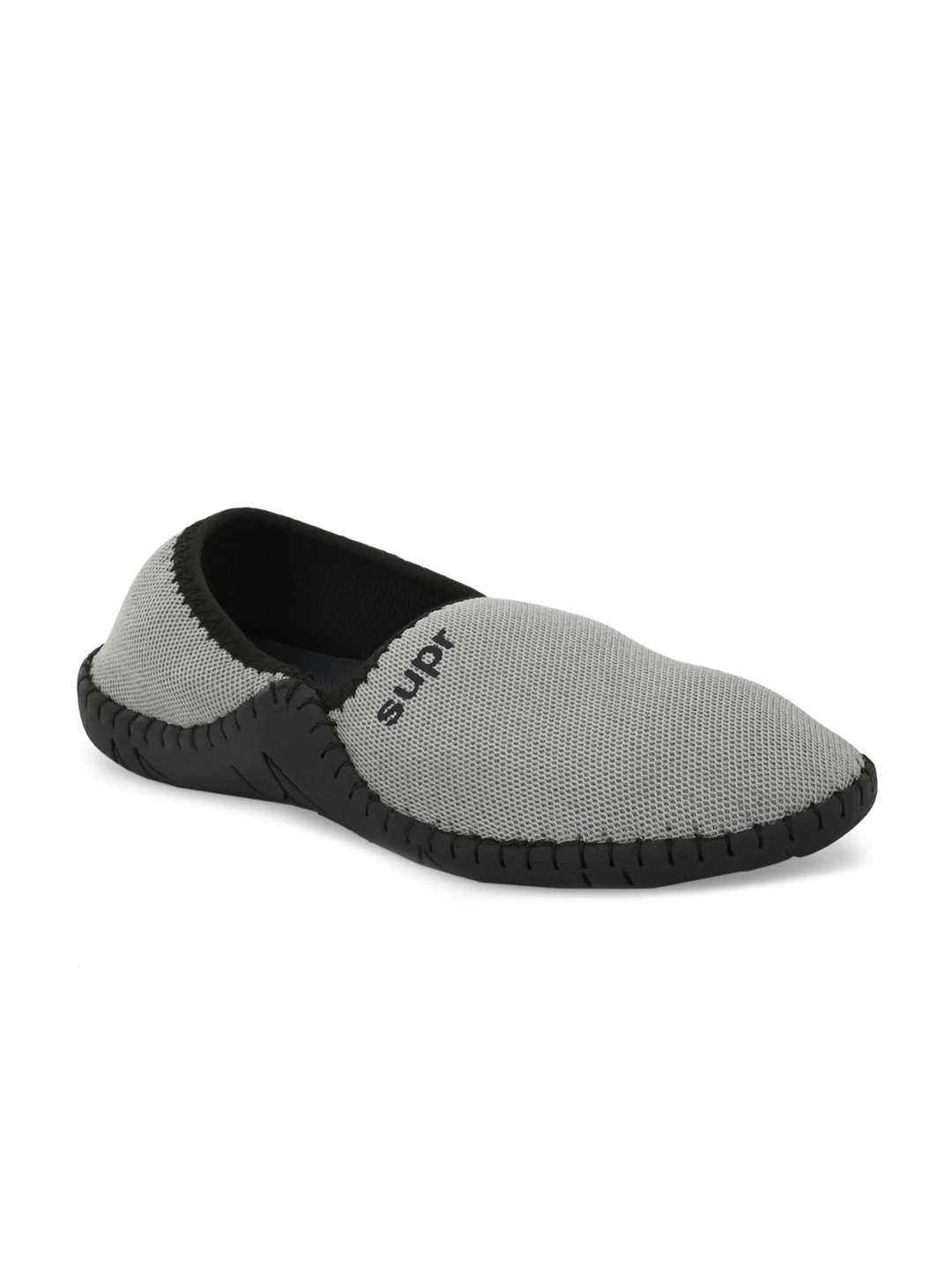 

JOKATOO Men Grey Woven Design Loafers