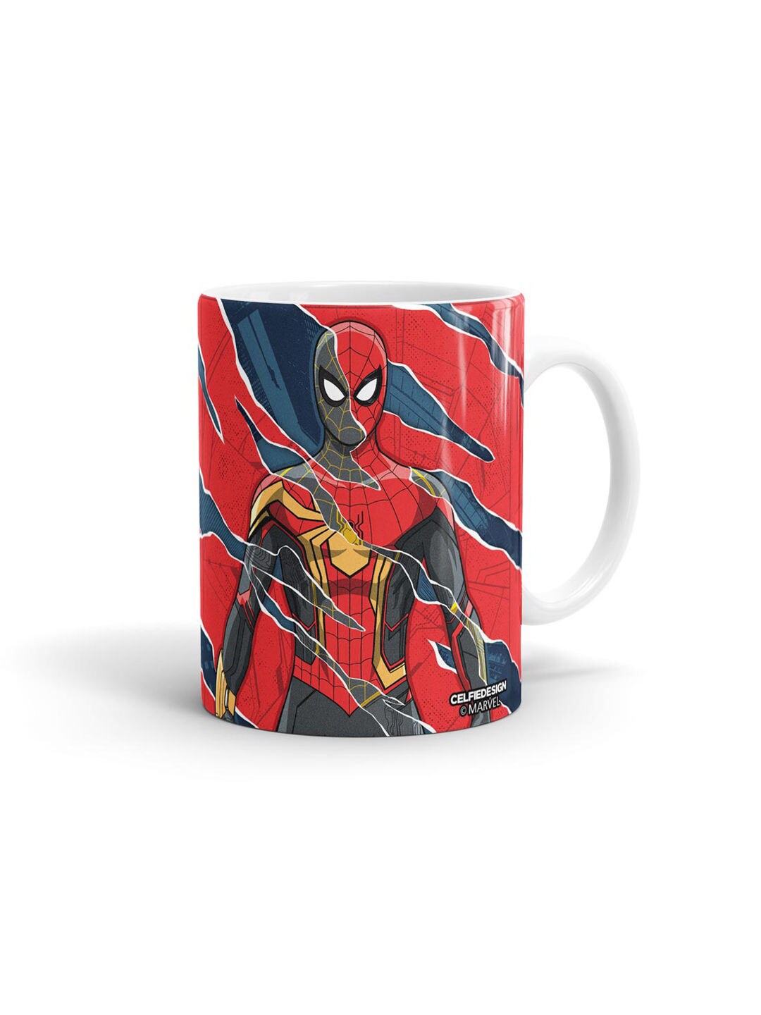 

macmerise Multicoloured Printed Ceramic Glossy Mugs Set of Cups and Mugs, Multi
