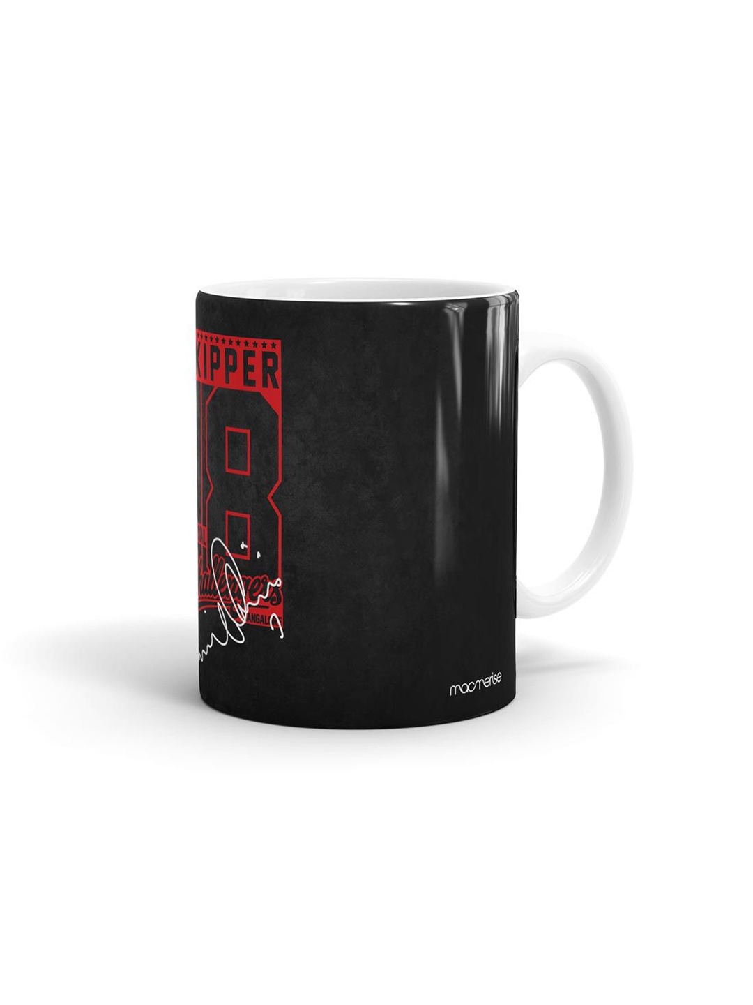 

macmerise Black & Red Printed Ceramic Glossy Mug