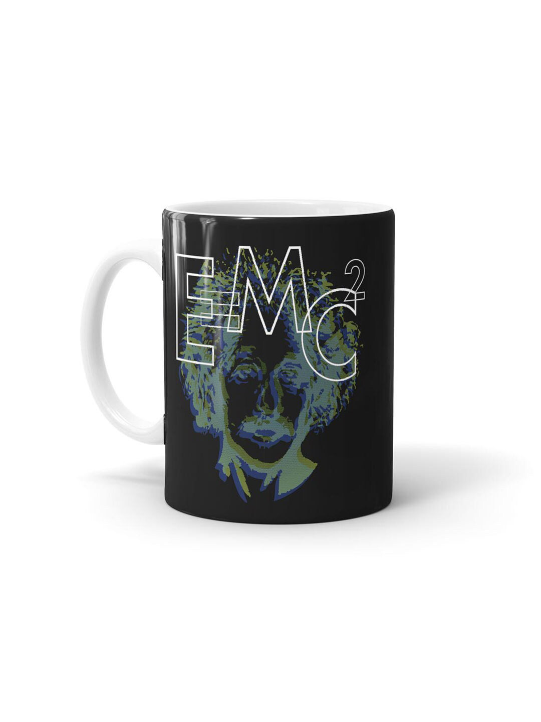 

macmerise Black & White Mass Energy Equivalence Printed Ceramic Glossy Mug