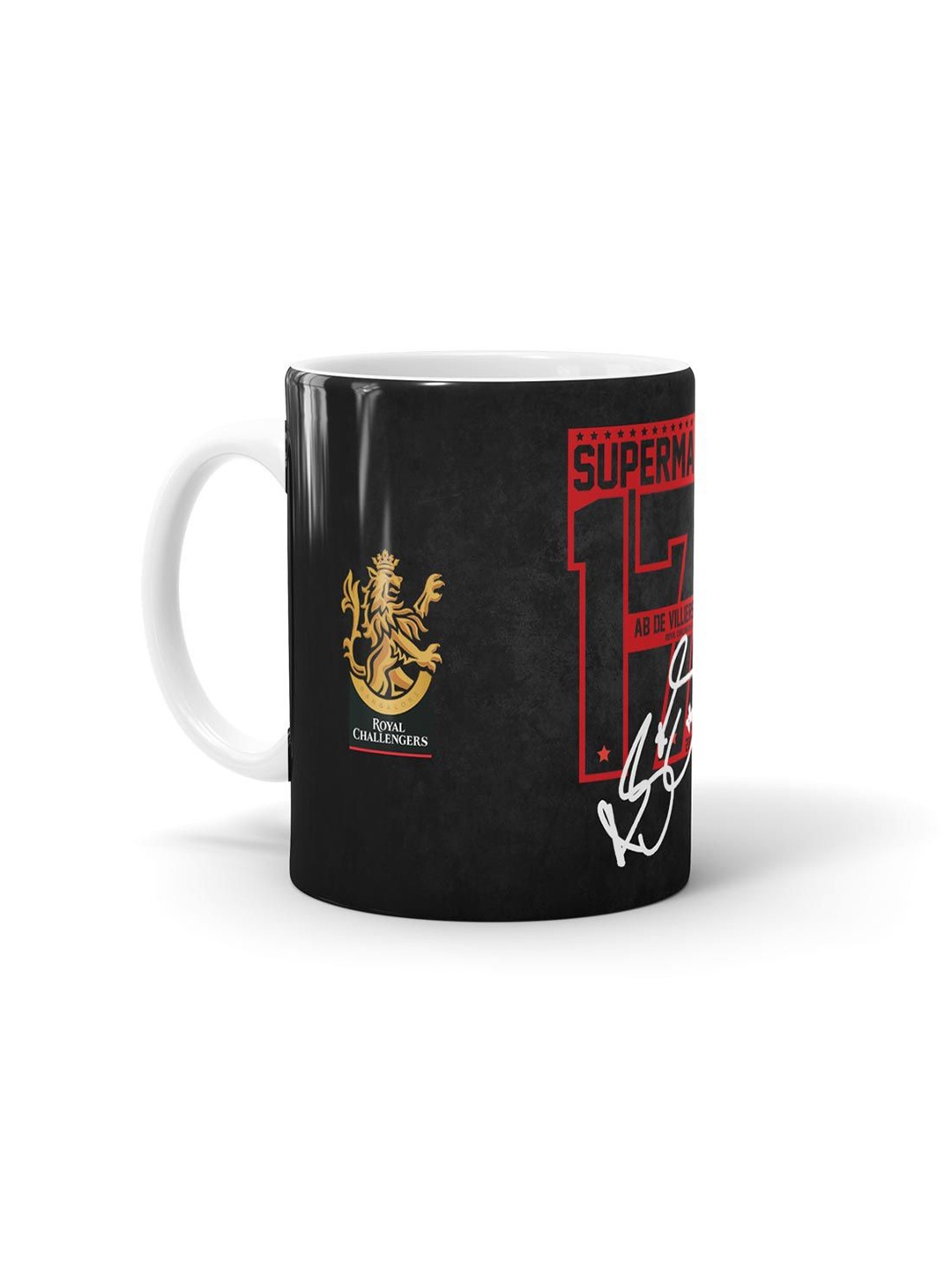 

macmerise Black & Red Autograph ABD Printed Ceramic Glossy Mug
