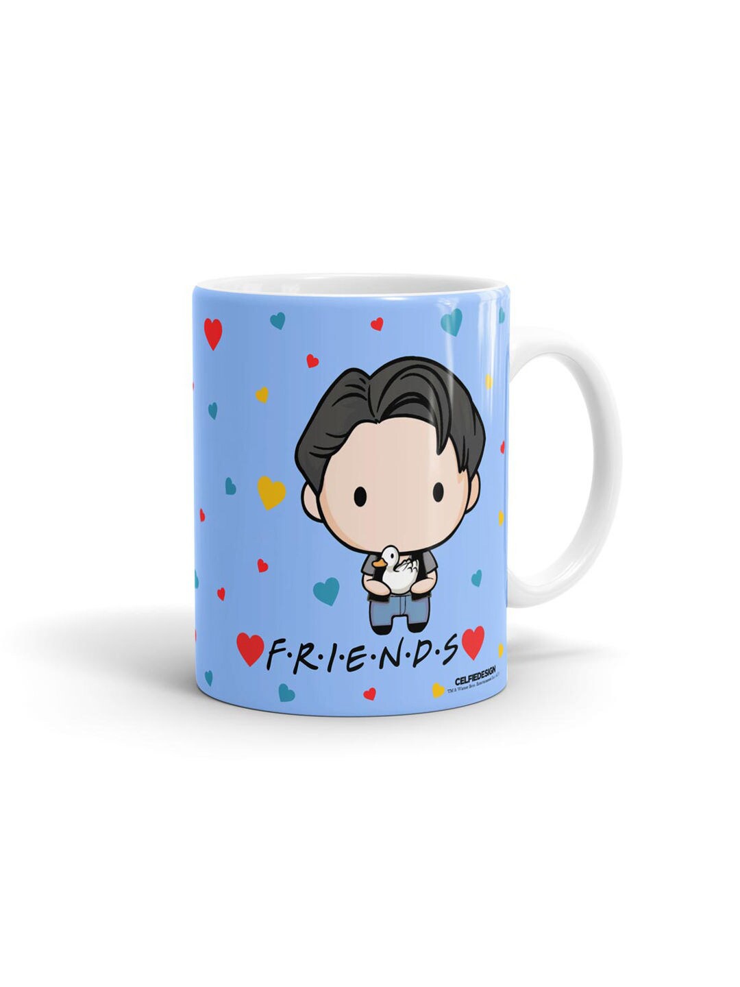 

macmerise Blue & Black Printed Ceramic Glossy Mug