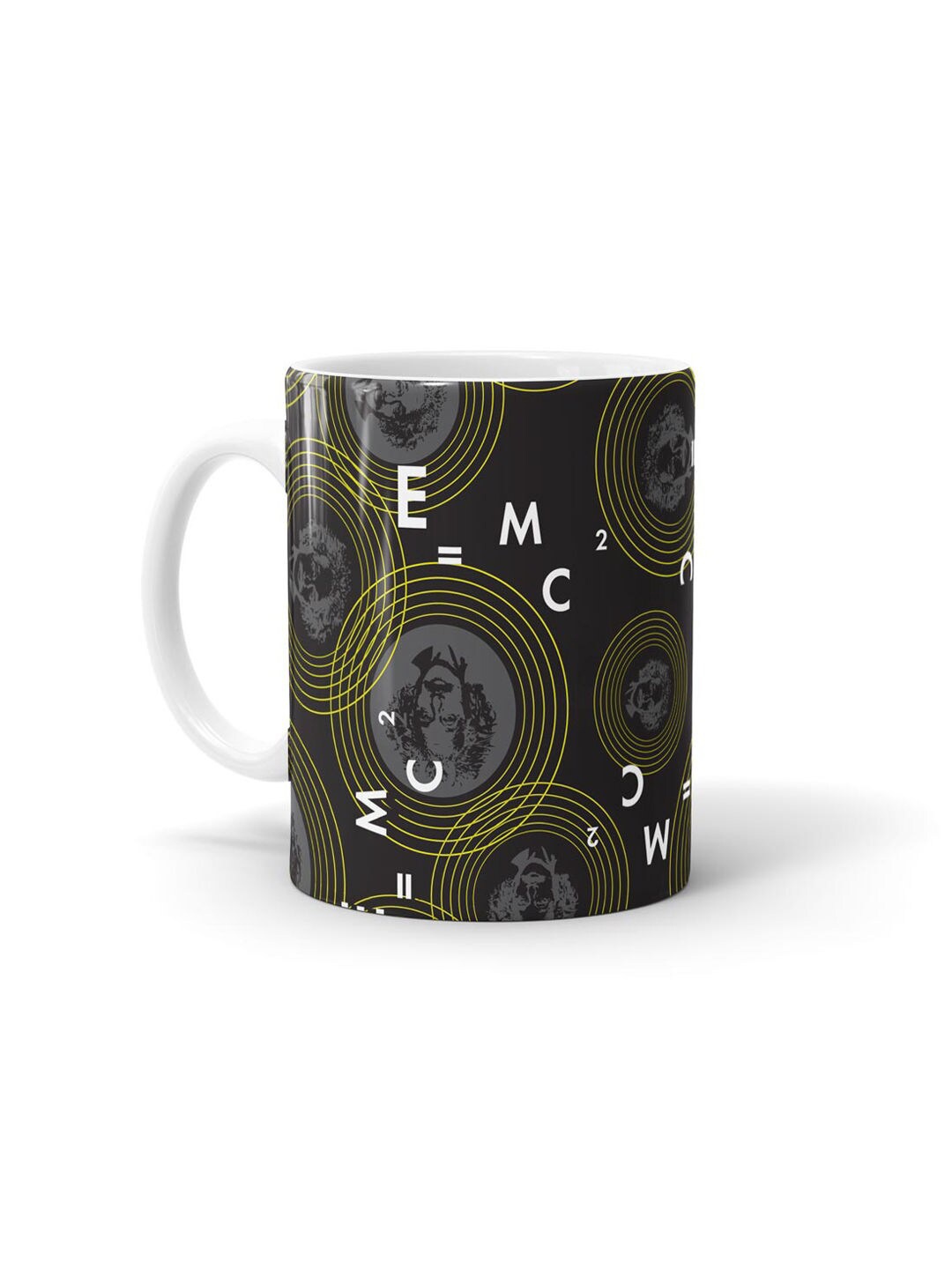 

macmerise Black & White Printed Ceramic Glossy Mug