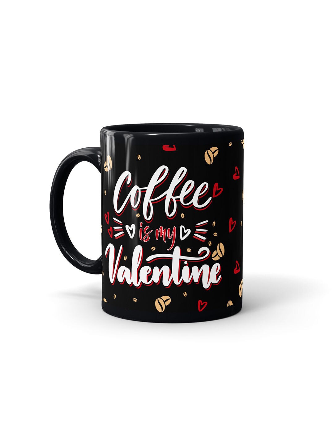 

macmerise Black & White Printed Ceramic Glossy Mug